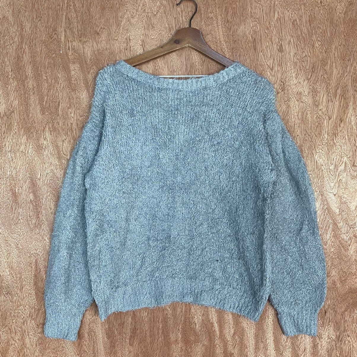 Homespun Knitwear GU Japan Grey Mohair Shag Shaggy fur Knitwear Size US M / EU 48-50 / 2 - 3 Thumbnail