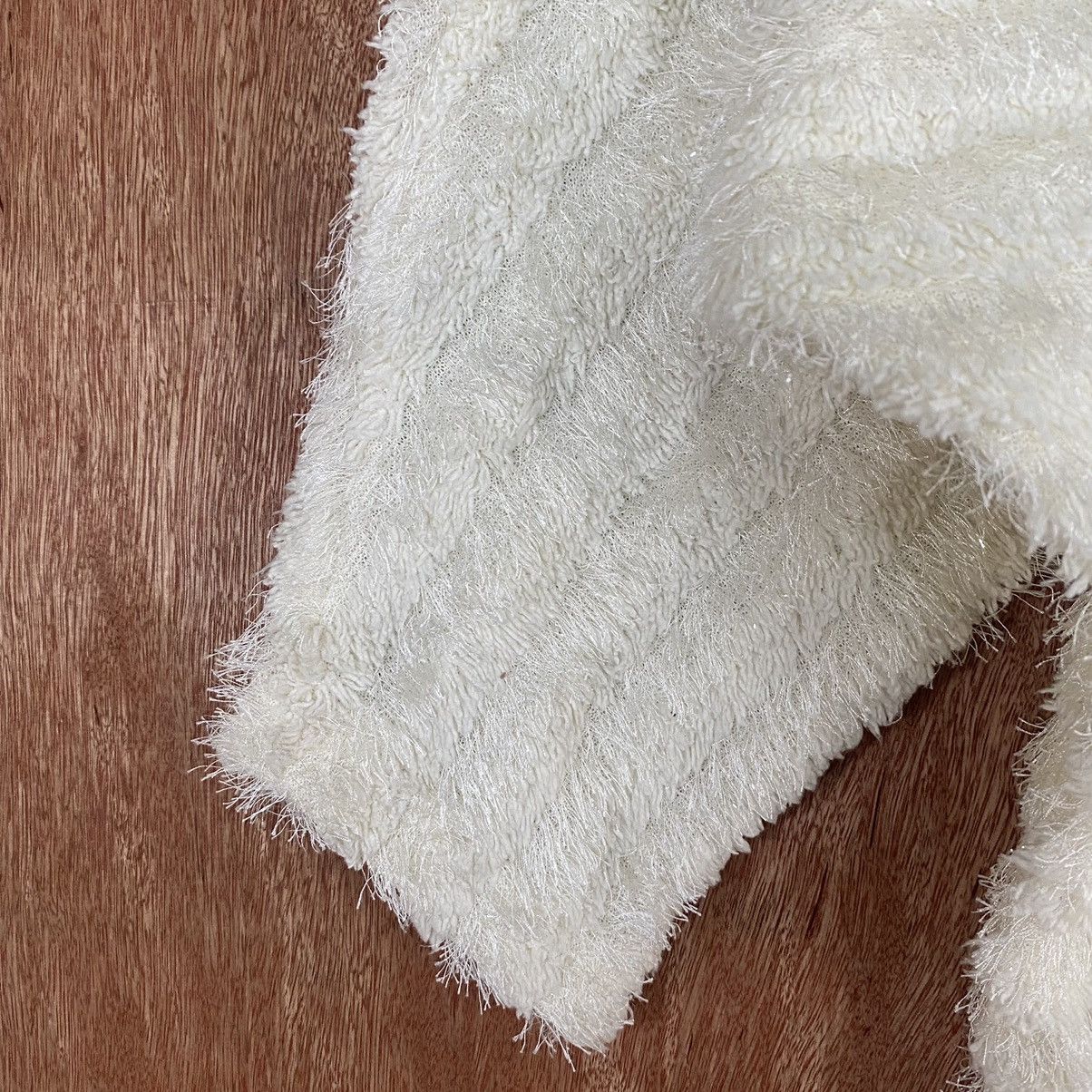 Homespun Knitwear × Japanese Brand × OVER THE STRiPES Cecil Mc Bee WHite Mohair Knitwear Size US M / EU 48-50 / 2 - 6 Thumbnail