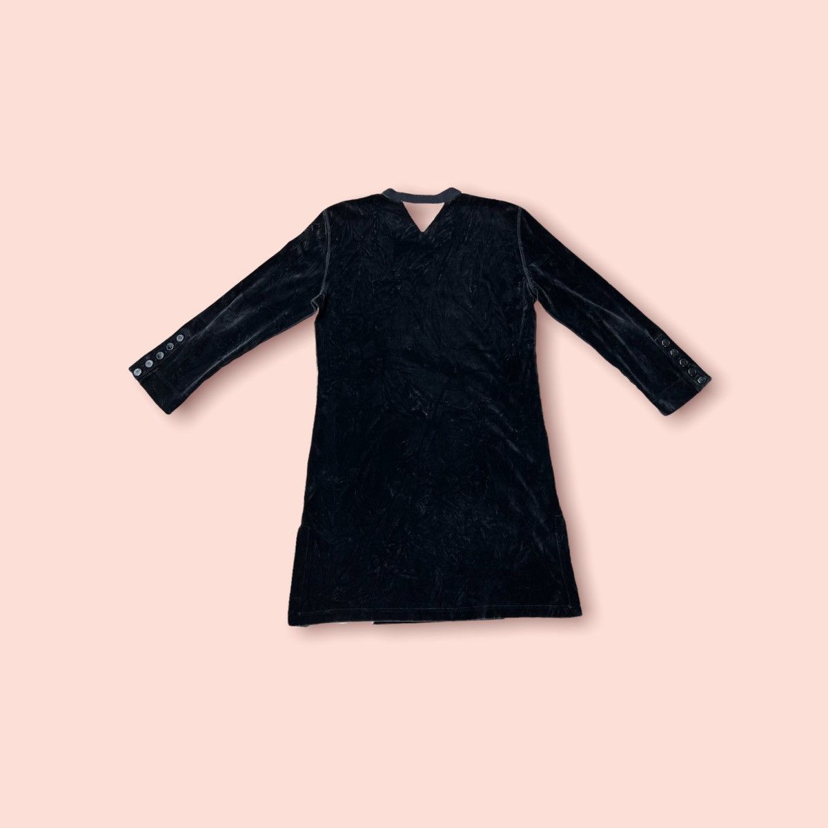 Designer × Sonia Rykiel × Vintage VINTAGE SONIA RYKIEL MILK COW VELVET DRESS Size M / US 6-8 / IT 42-44 - 11 Thumbnail