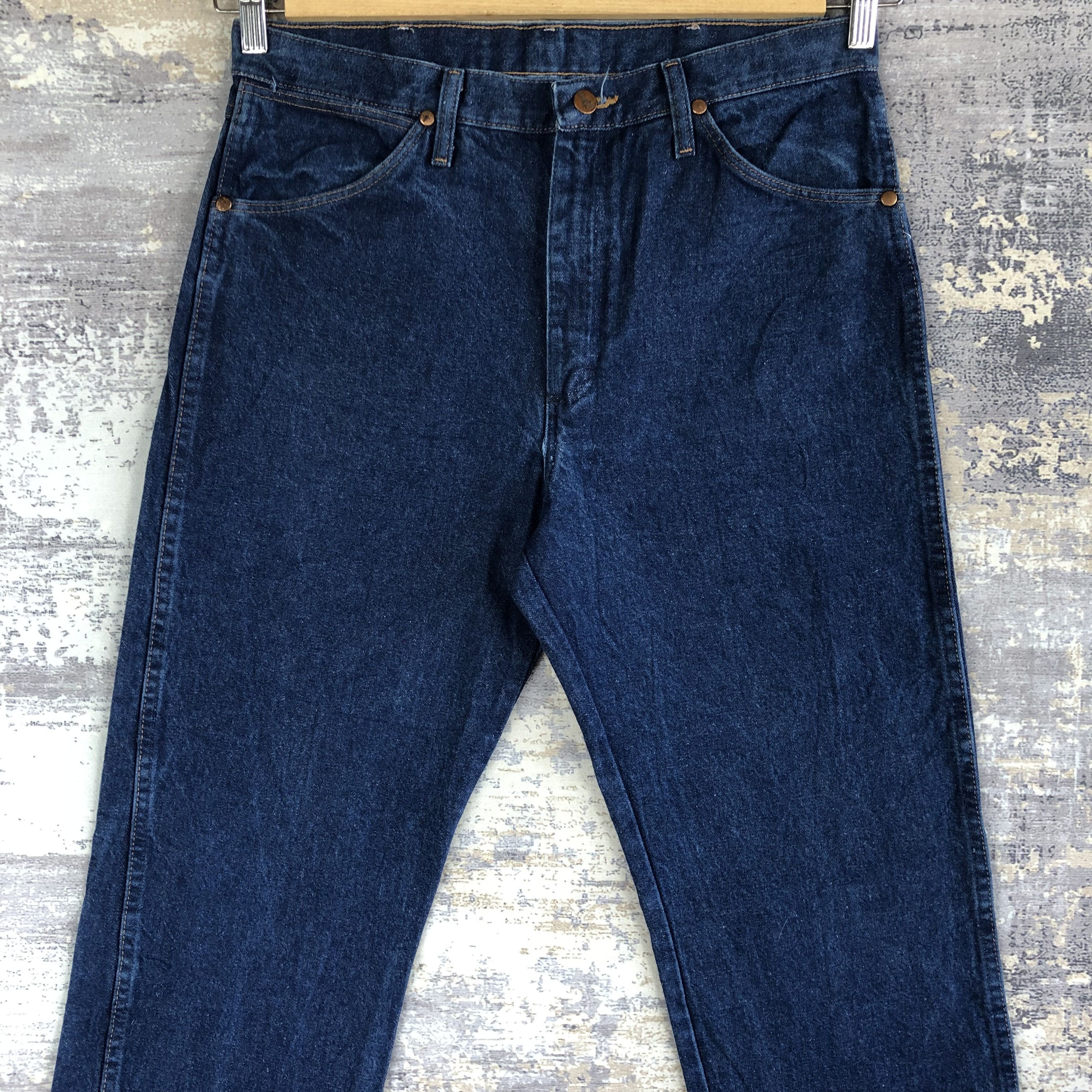 Vintage Vintage Wrangler Jeans Dark Blue Wrangler Denim Pants Size US 32 / EU 48 - 3 Thumbnail