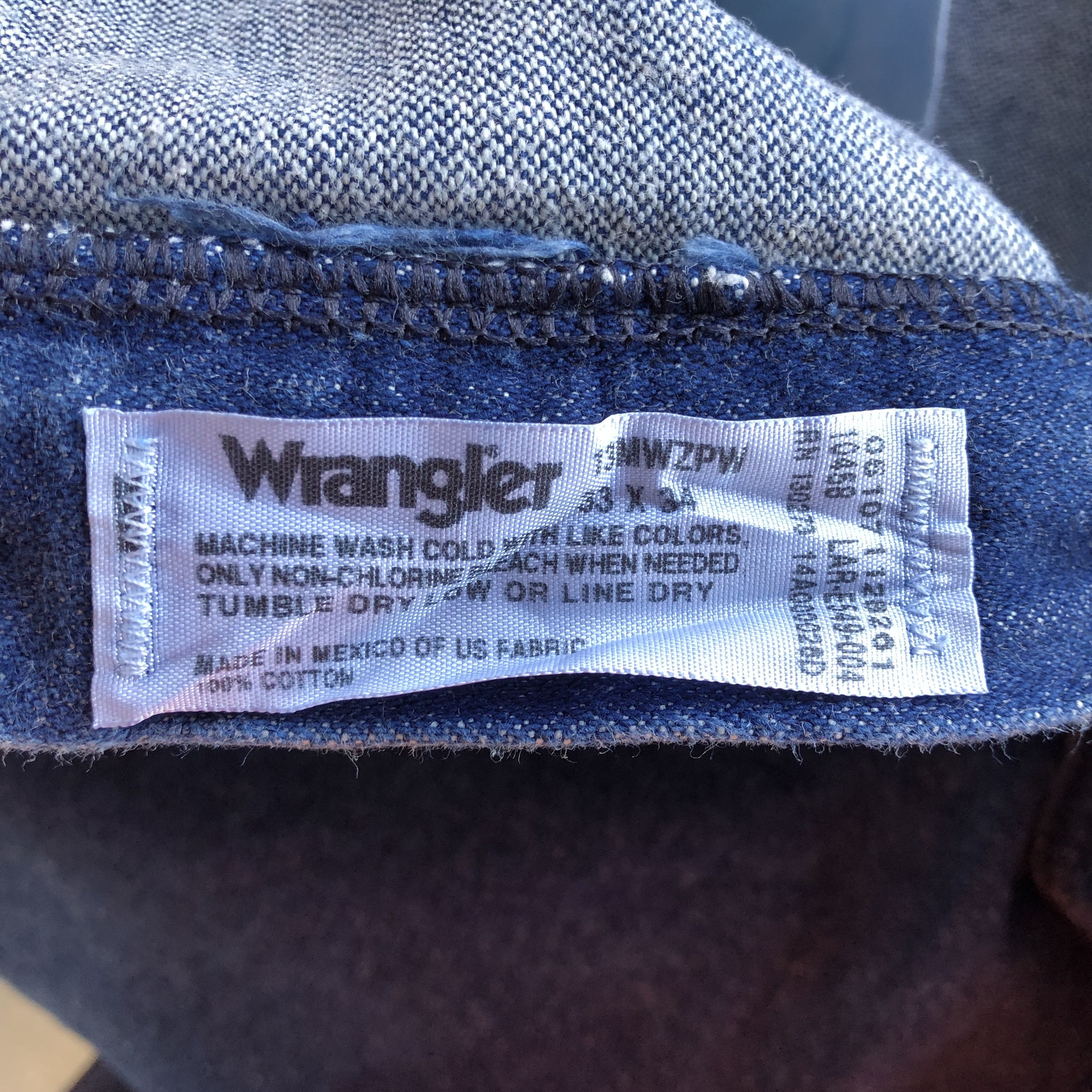 Vintage Vintage Wrangler Jeans Dark Blue Wrangler Denim Pants Size US 32 / EU 48 - 10 Thumbnail