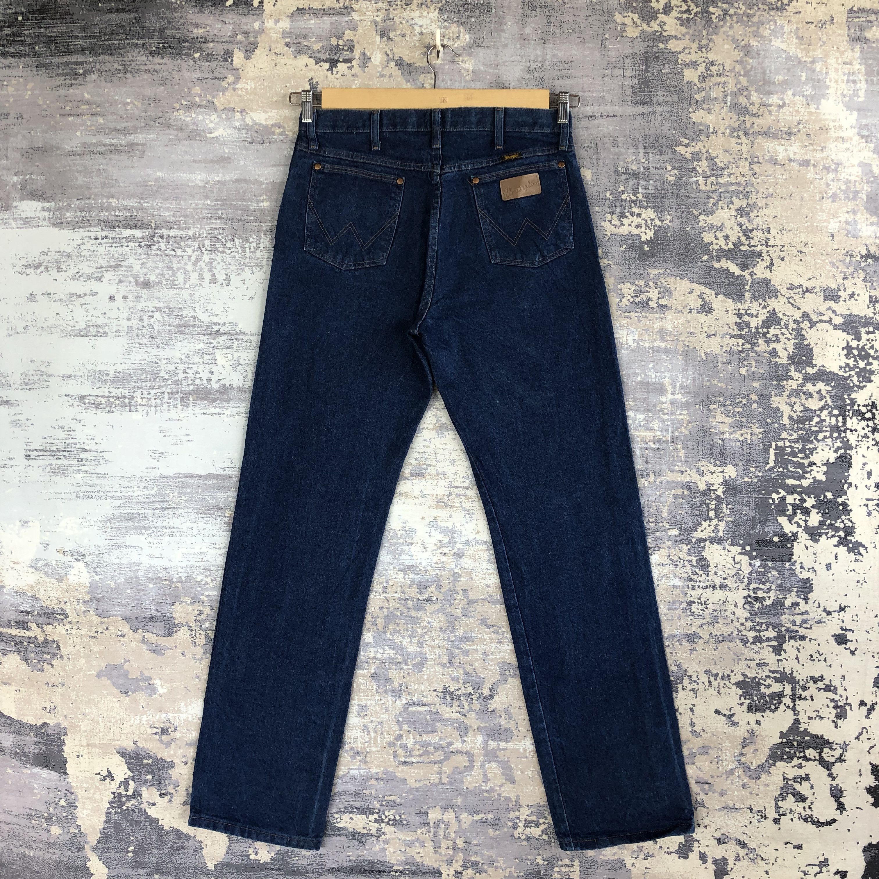 Vintage Vintage Wrangler Jeans Dark Blue Wrangler Denim Pants Size US 32 / EU 48 - 2 Thumbnail