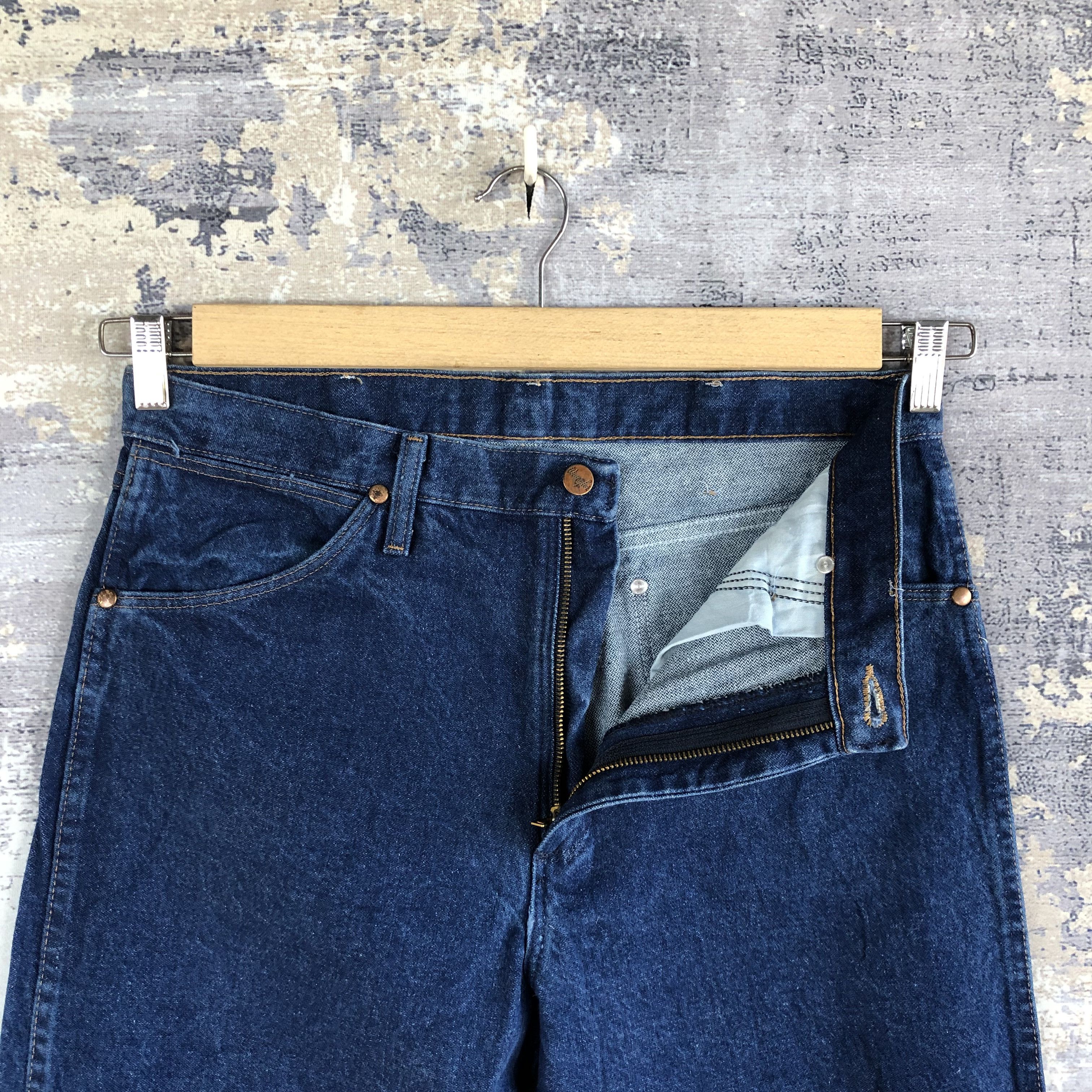 Vintage Vintage Wrangler Jeans Dark Blue Wrangler Denim Pants Size US 32 / EU 48 - 6 Thumbnail