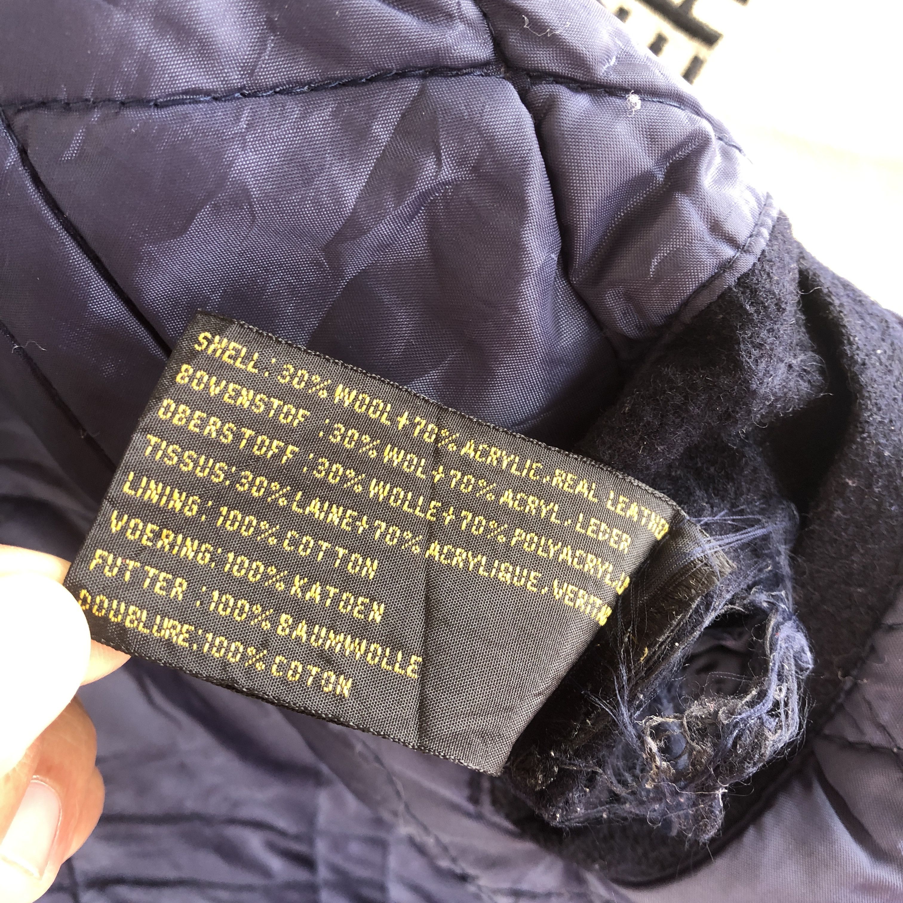 Caterpillar × Vintage Vintage Caterpillar Varsity Jacket Patches Wool Jacket Size US XL / EU 56 / 4 - 13 Thumbnail