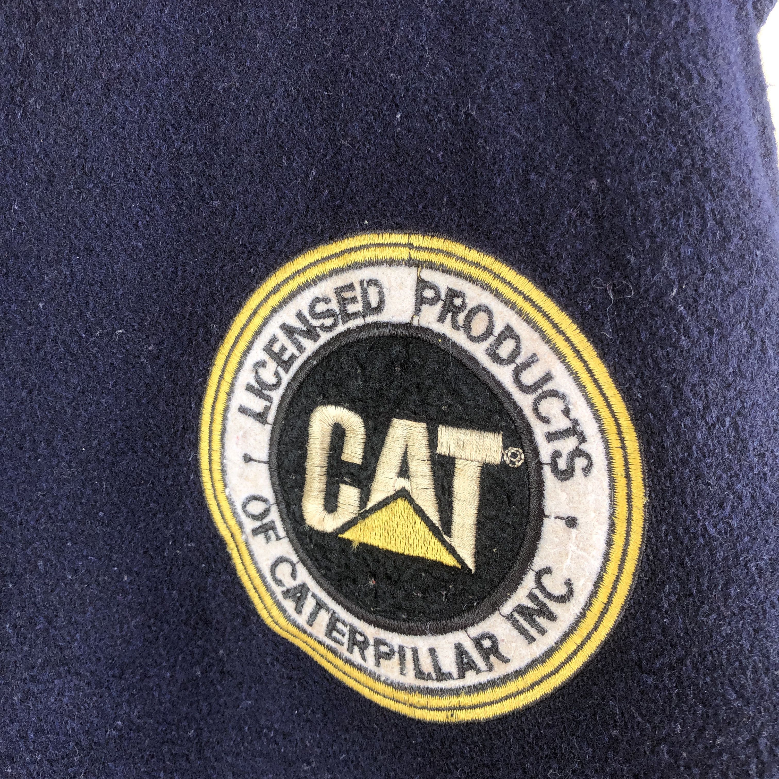 Caterpillar × Vintage Vintage Caterpillar Varsity Jacket Patches Wool Jacket Size US XL / EU 56 / 4 - 8 Thumbnail