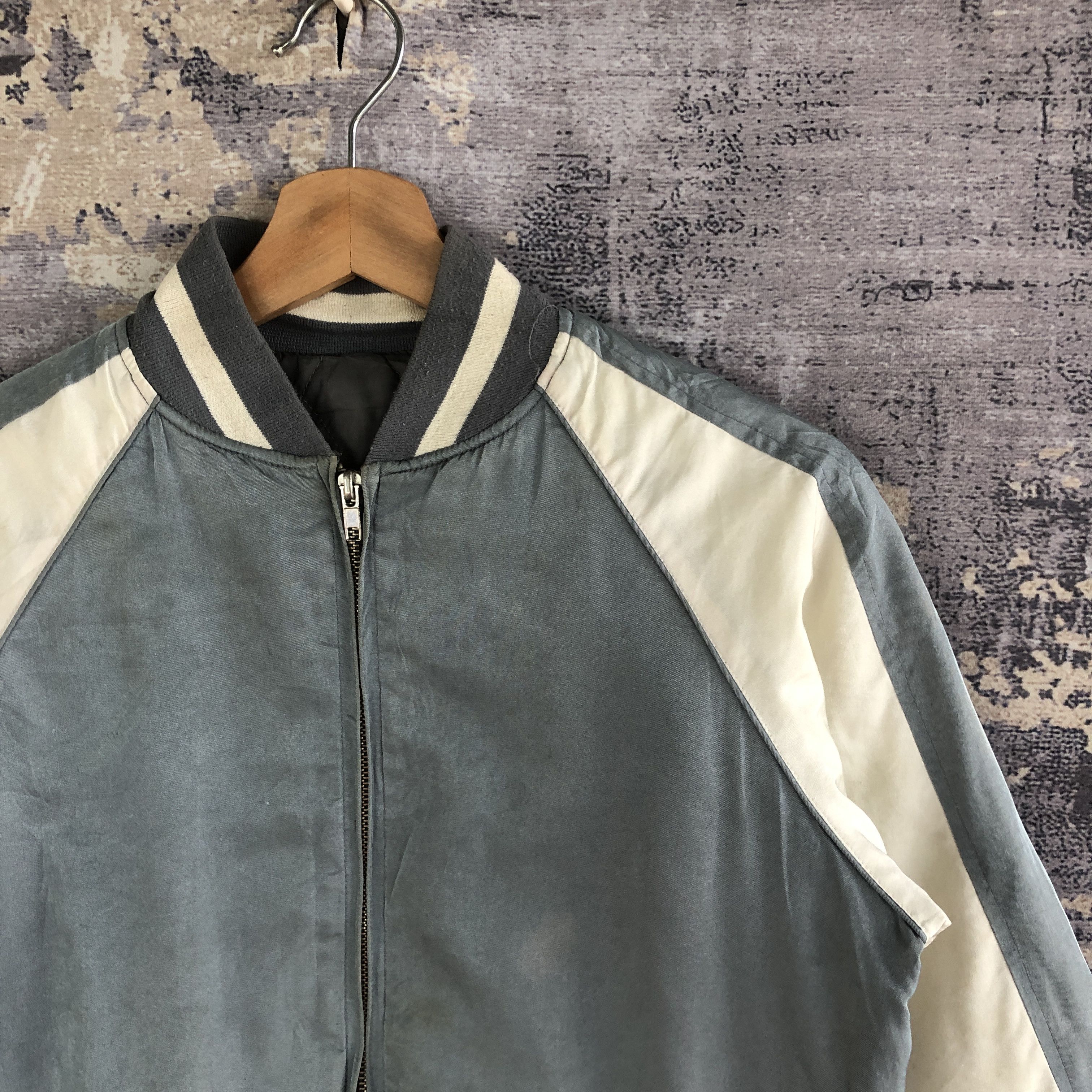 Vintage Vintage Japanese Bomber Jacket Wool Jacket Baseball Jacket Size US S / EU 44-46 / 1 - 5 Thumbnail