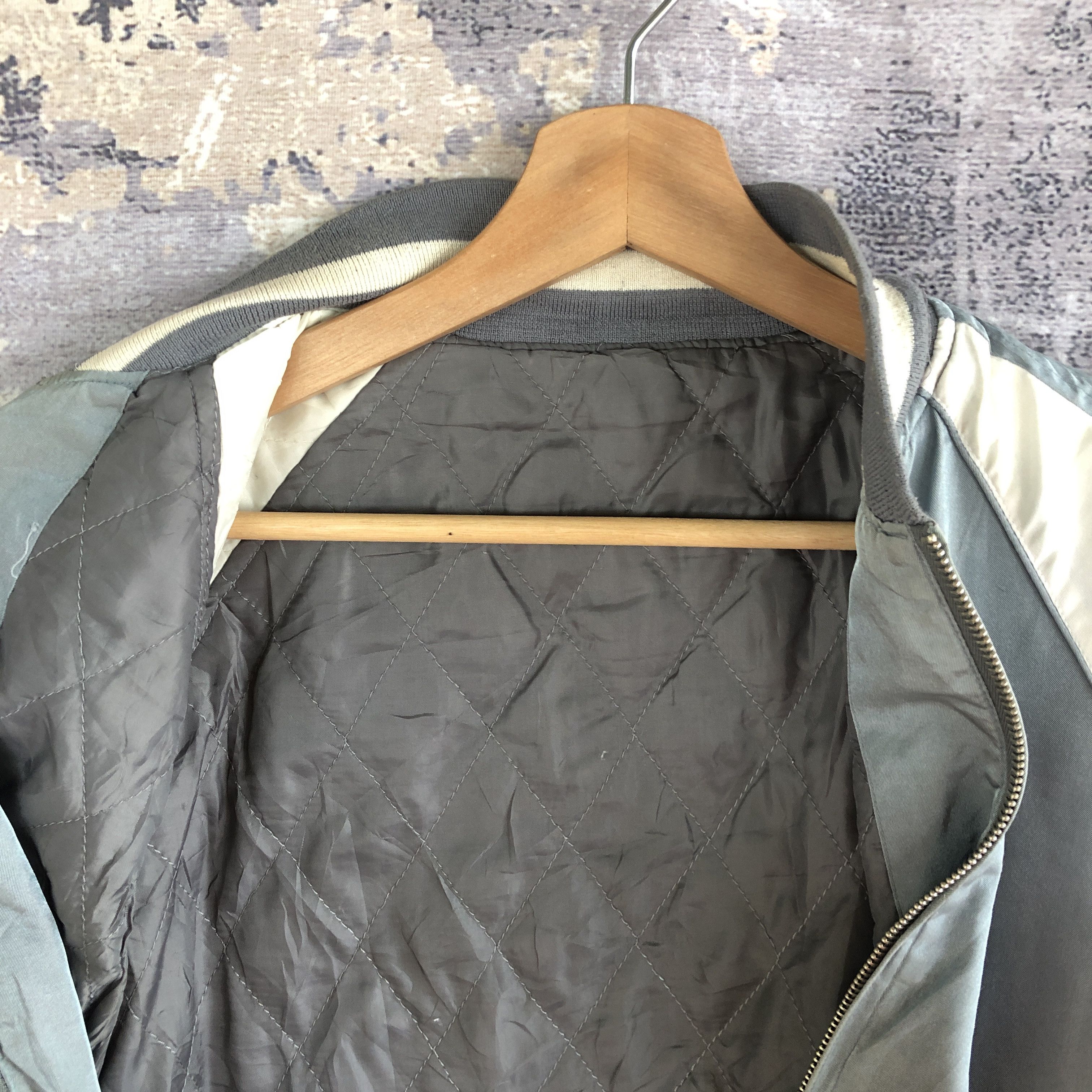 Vintage Vintage Japanese Bomber Jacket Wool Jacket Baseball Jacket Size US S / EU 44-46 / 1 - 8 Thumbnail