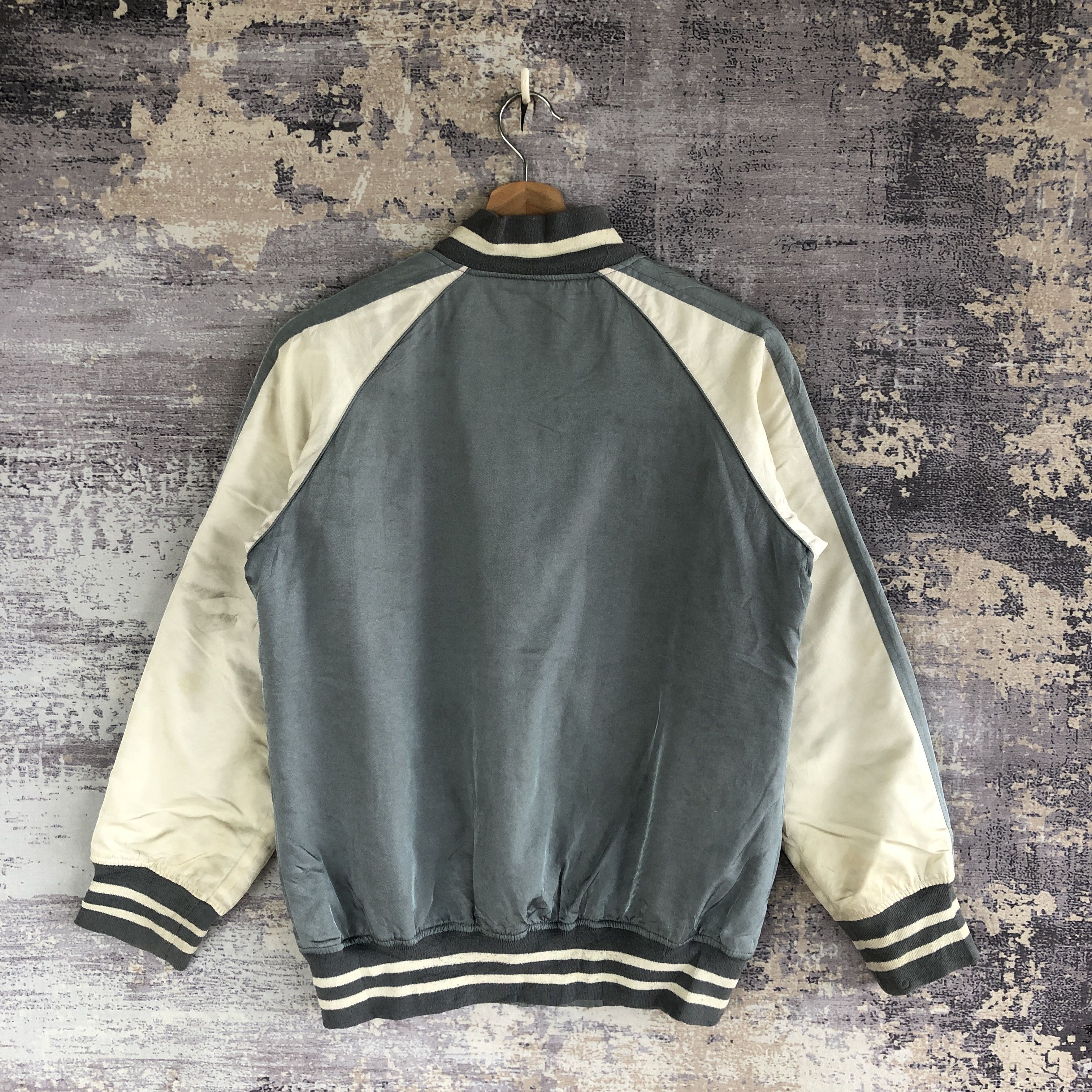 Vintage Vintage Japanese Bomber Jacket Wool Jacket Baseball Jacket Size US S / EU 44-46 / 1 - 2 Thumbnail