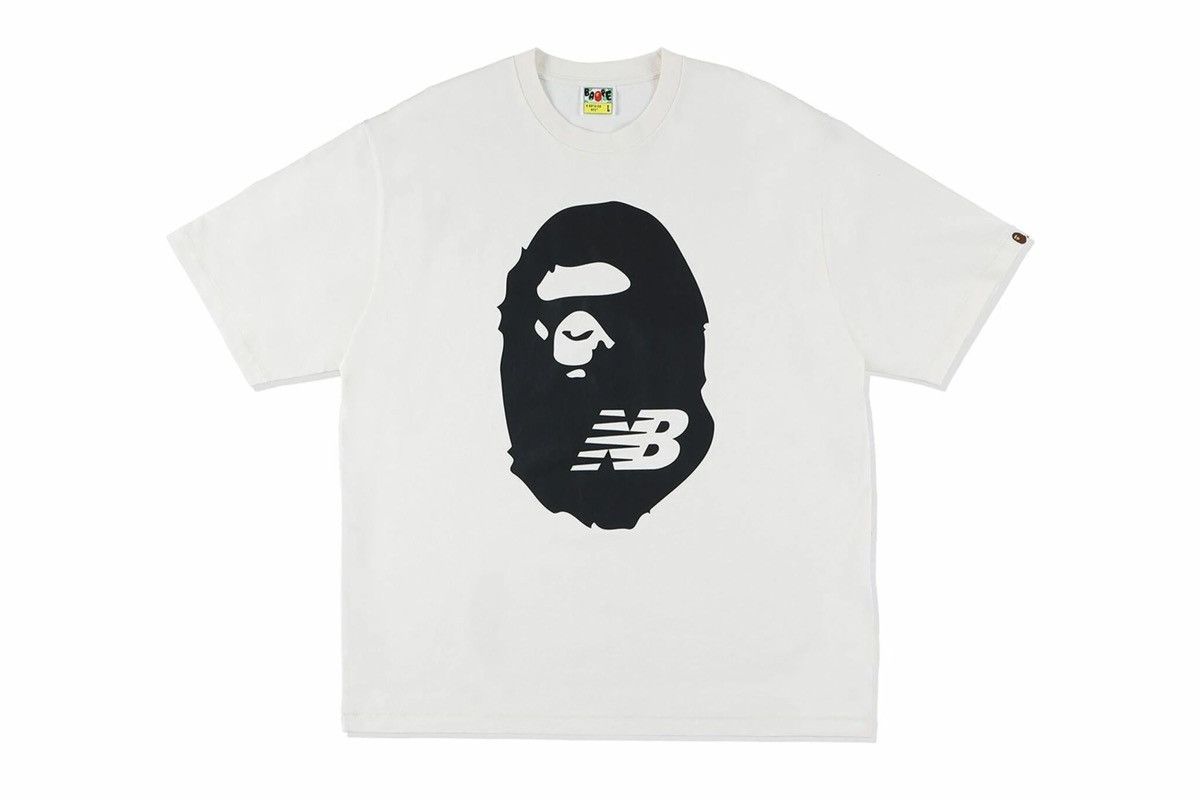 bape x new balance ape head tee