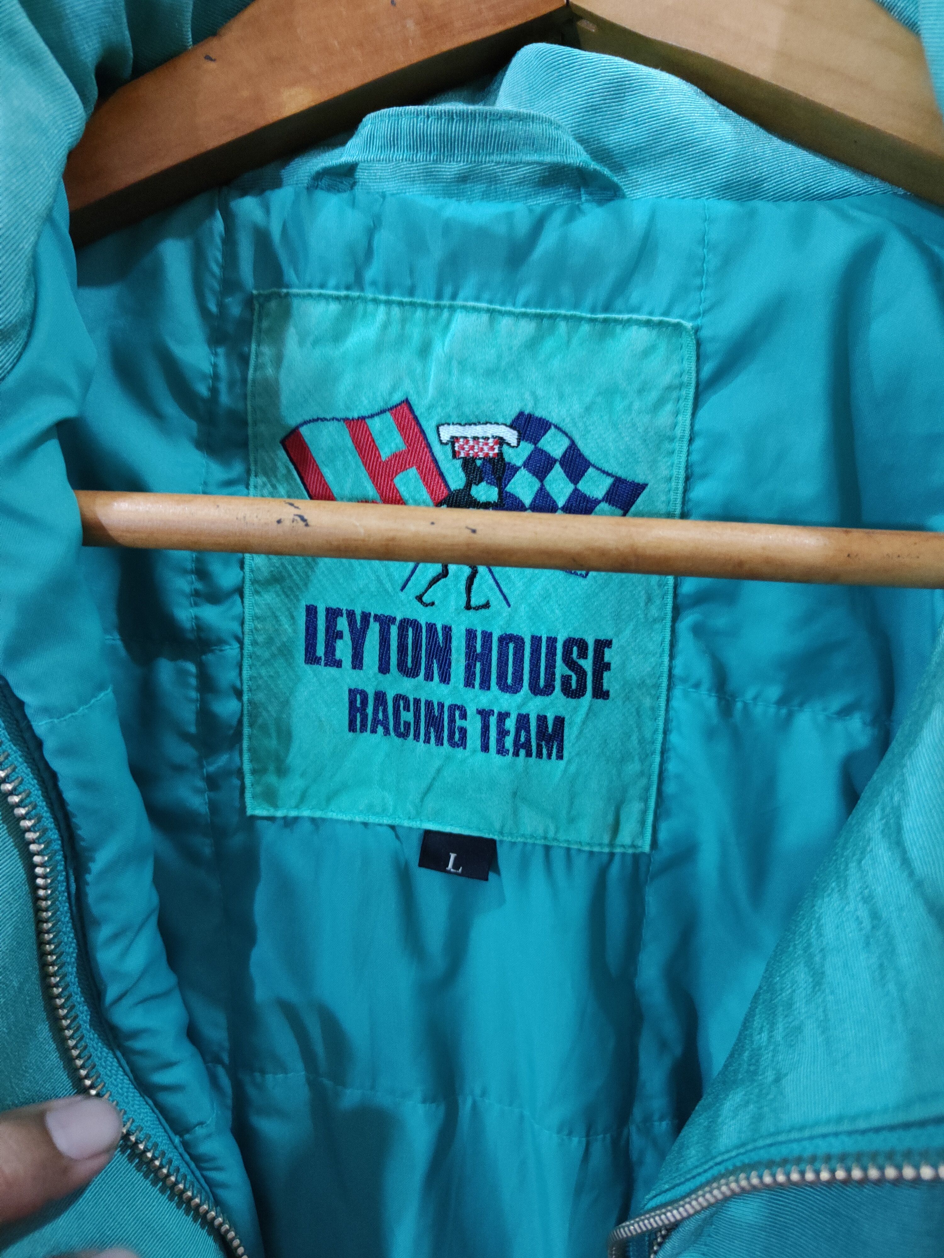 LEYTON HOUSE RACING TEAM ブルゾン Leyton House Racing Team Light Jacket Sweater Full Zipper