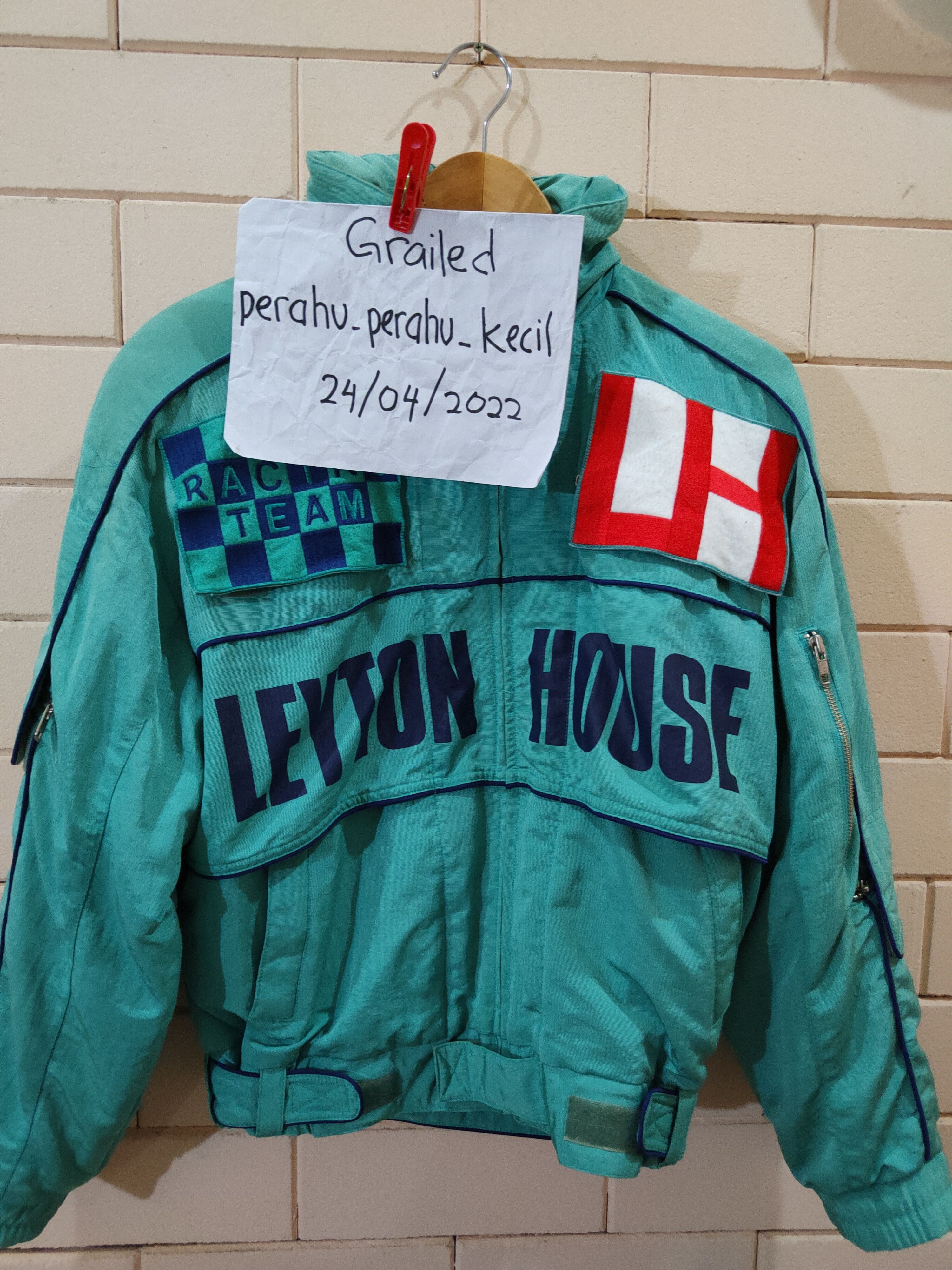 LEYTON HOUSE RACING TEAM ブルゾン Leyton House Racing Team Light Jacket Sweater Full Zipper