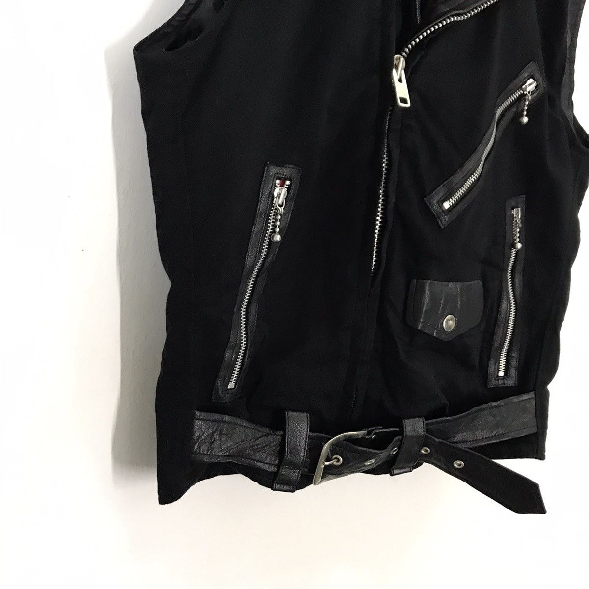 If Six Was Nine × Japanese Brand × Le Grande Bleu (L.G.B.) Jimsinn Double collar punk rock vest Size US M / EU 48-50 / 2 - 5 Thumbnail
