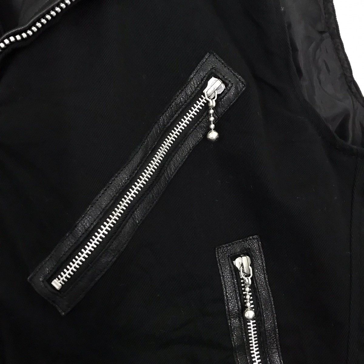 If Six Was Nine × Japanese Brand × Le Grande Bleu (L.G.B.) Jimsinn Double collar punk rock vest Size US M / EU 48-50 / 2 - 7 Thumbnail