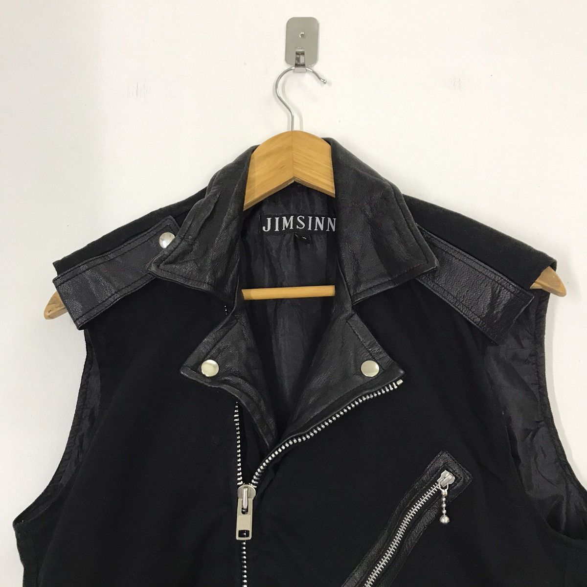 If Six Was Nine × Japanese Brand × Le Grande Bleu (L.G.B.) Jimsinn Double collar punk rock vest Size US M / EU 48-50 / 2 - 2 Thumbnail