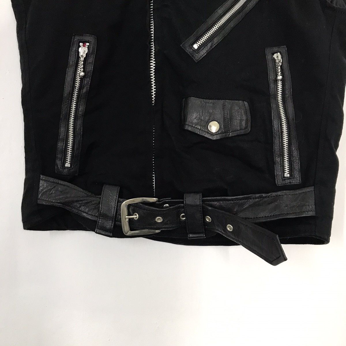 If Six Was Nine × Japanese Brand × Le Grande Bleu (L.G.B.) Jimsinn Double collar punk rock vest Size US M / EU 48-50 / 2 - 3 Thumbnail