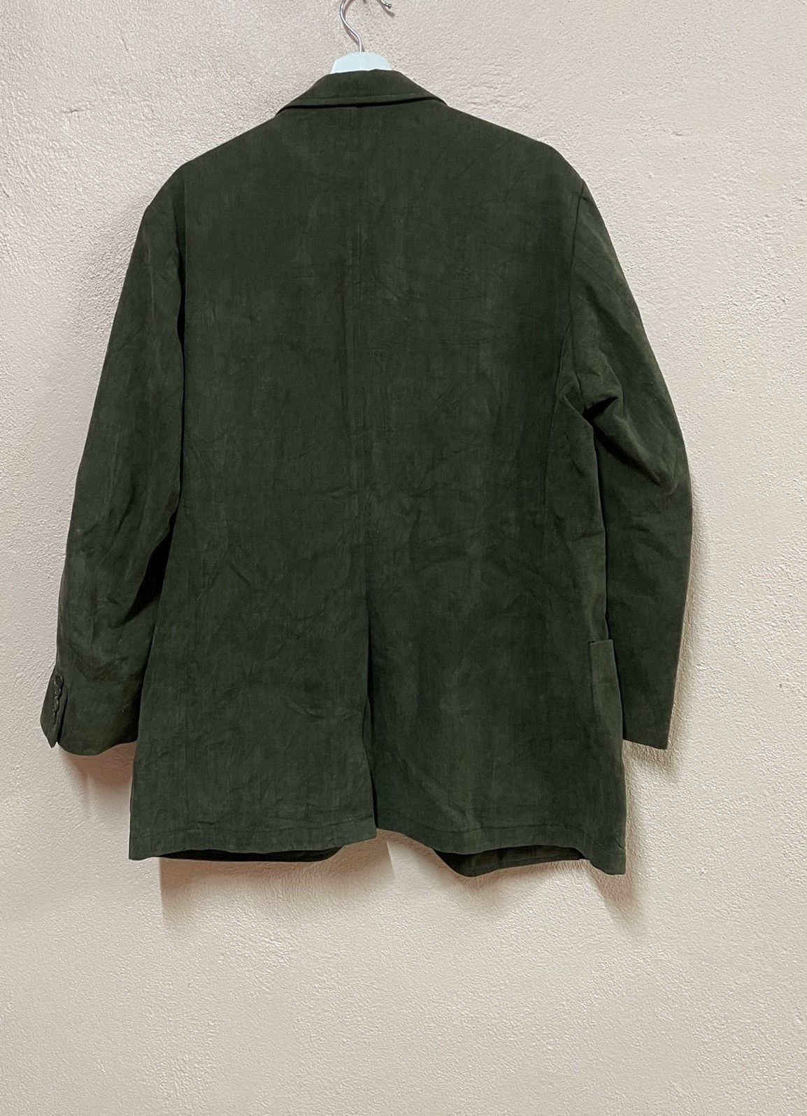 Henry Cotton's Henry Cotton’s blazer Coat Olive Green Color menswear sz 52 Size 52S - 2 Thumbnail