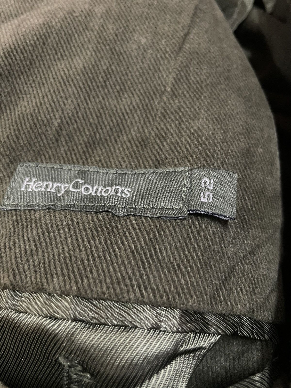 Henry Cotton's Henry Cotton’s blazer Coat Olive Green Color menswear sz 52 Size 52S - 4 Thumbnail