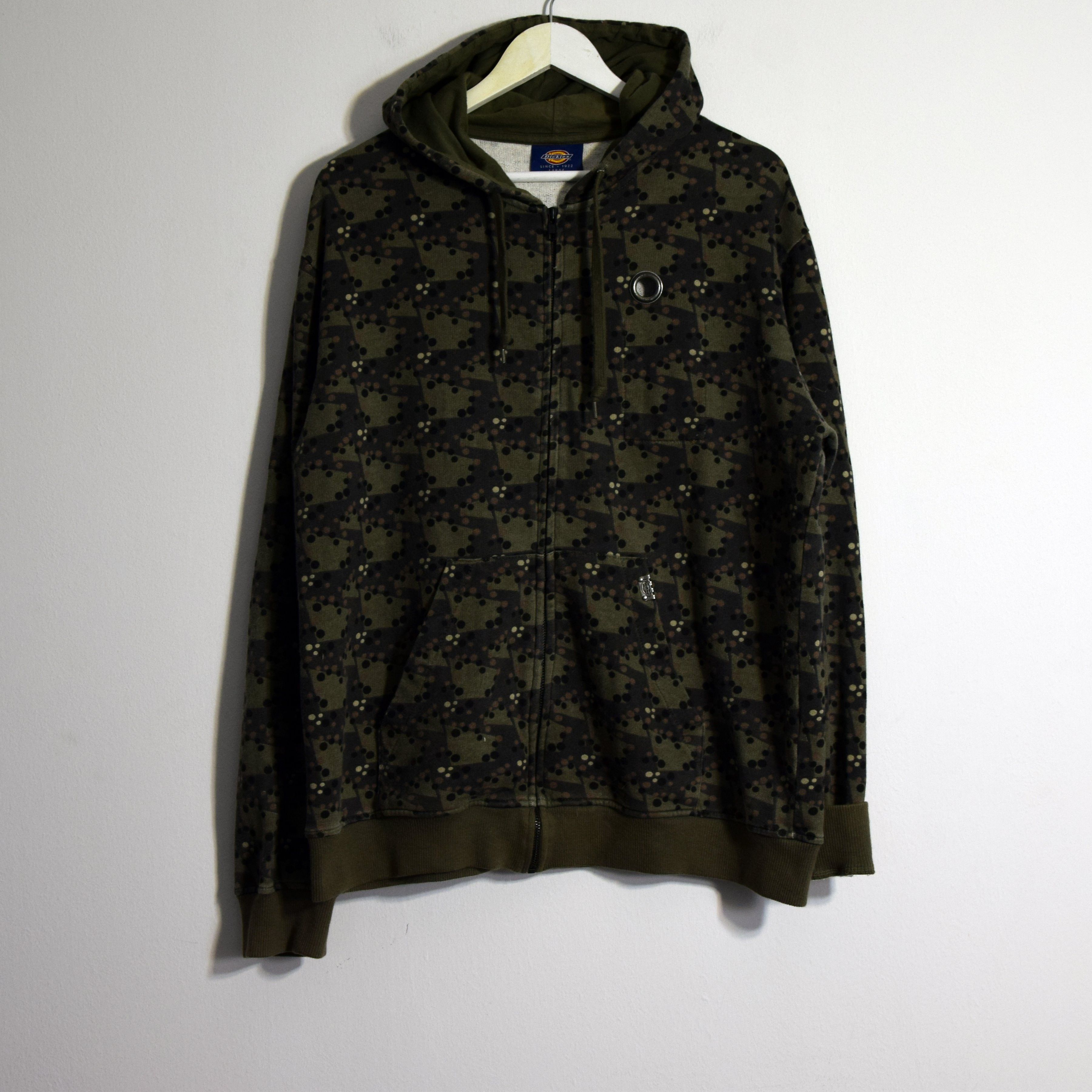 Dickies Hooded Full Zip Dickies Sweatshirt Digi Camo L Size US L / EU 52-54 / 3 - 1 Thumbnail