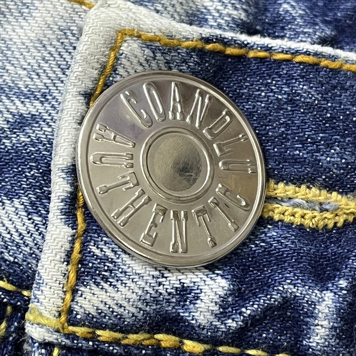 Japanese Brand Distressed Co & Lu Distressed Denim Mudwash Straight Cut Size US 31 - 5 Thumbnail