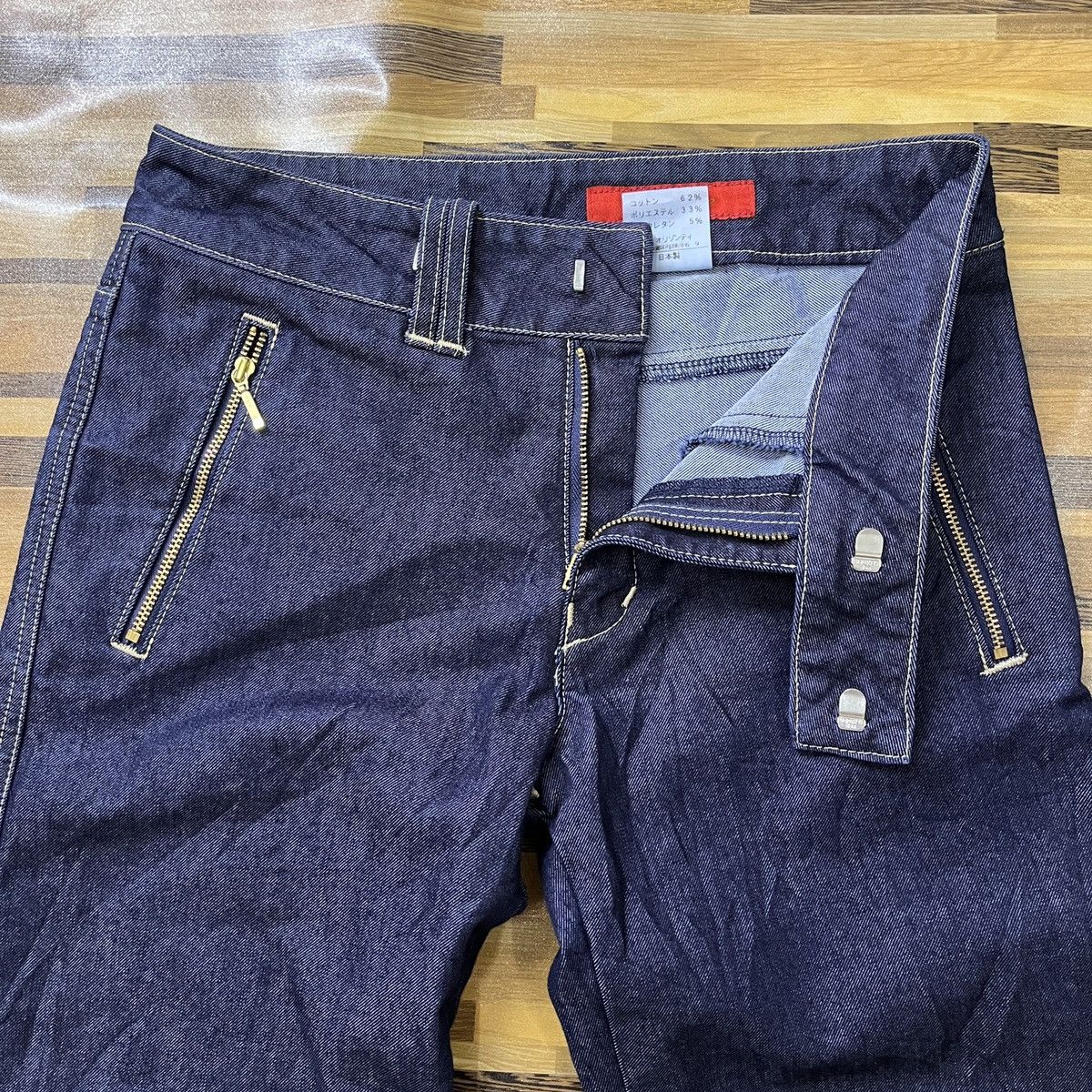 Indigo × Real Japan Blues Flare Real Blue Denim Indigo Ink Japan Boot Cut Size US 28 / EU 44 - 5 Thumbnail