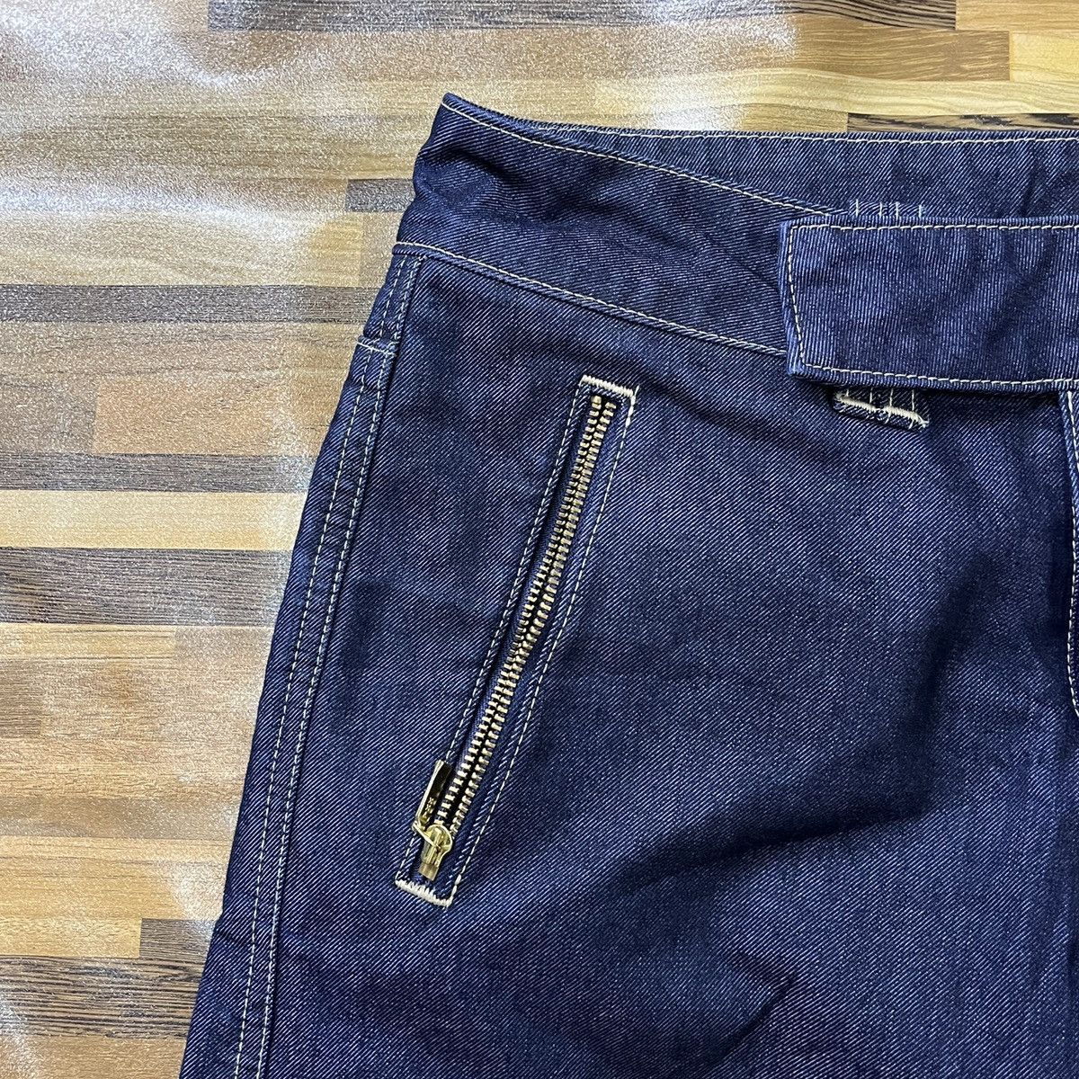Indigo × Real Japan Blues Flare Real Blue Denim Indigo Ink Japan Boot Cut Size US 28 / EU 44 - 8 Thumbnail