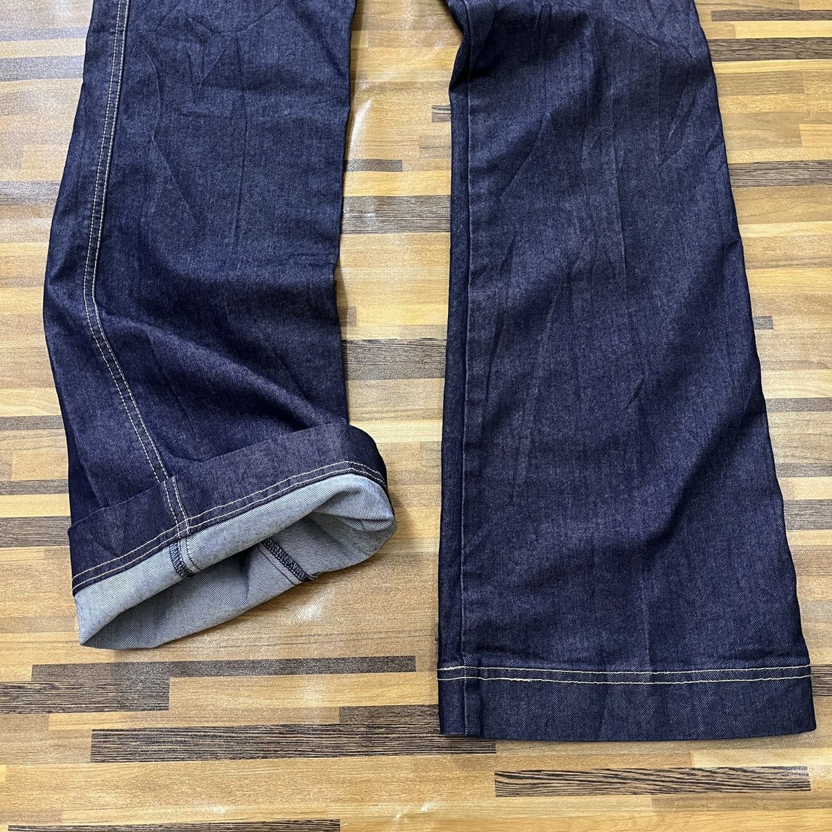 Indigo × Real Japan Blues Flare Real Blue Denim Indigo Ink Japan Boot Cut Size US 28 / EU 44 - 10 Thumbnail