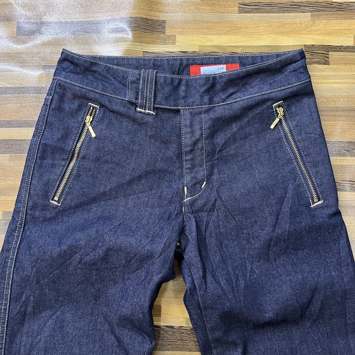 Indigo × Real Japan Blues Flare Real Blue Denim Indigo Ink Japan Boot Cut Size US 28 / EU 44 - 4 Thumbnail