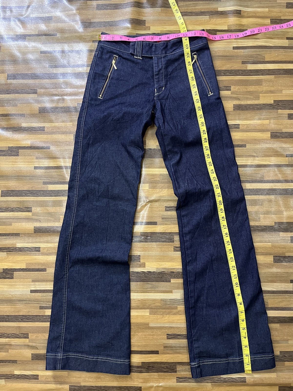 Indigo × Real Japan Blues Flare Real Blue Denim Indigo Ink Japan Boot Cut Size US 28 / EU 44 - 3 Thumbnail
