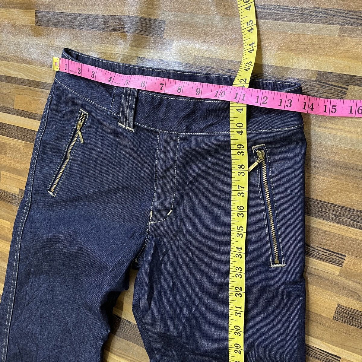 Indigo × Real Japan Blues Flare Real Blue Denim Indigo Ink Japan Boot Cut Size US 28 / EU 44 - 2 Thumbnail