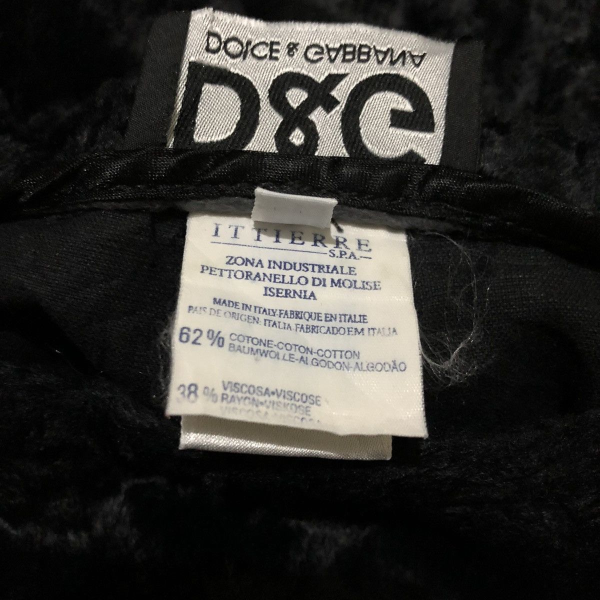 Dolce & Gabbana × Vintage Vintage Dolce & Gabbana Black Mohair Women Pants Size 28" / US 6 / IT 42 - 5 Thumbnail