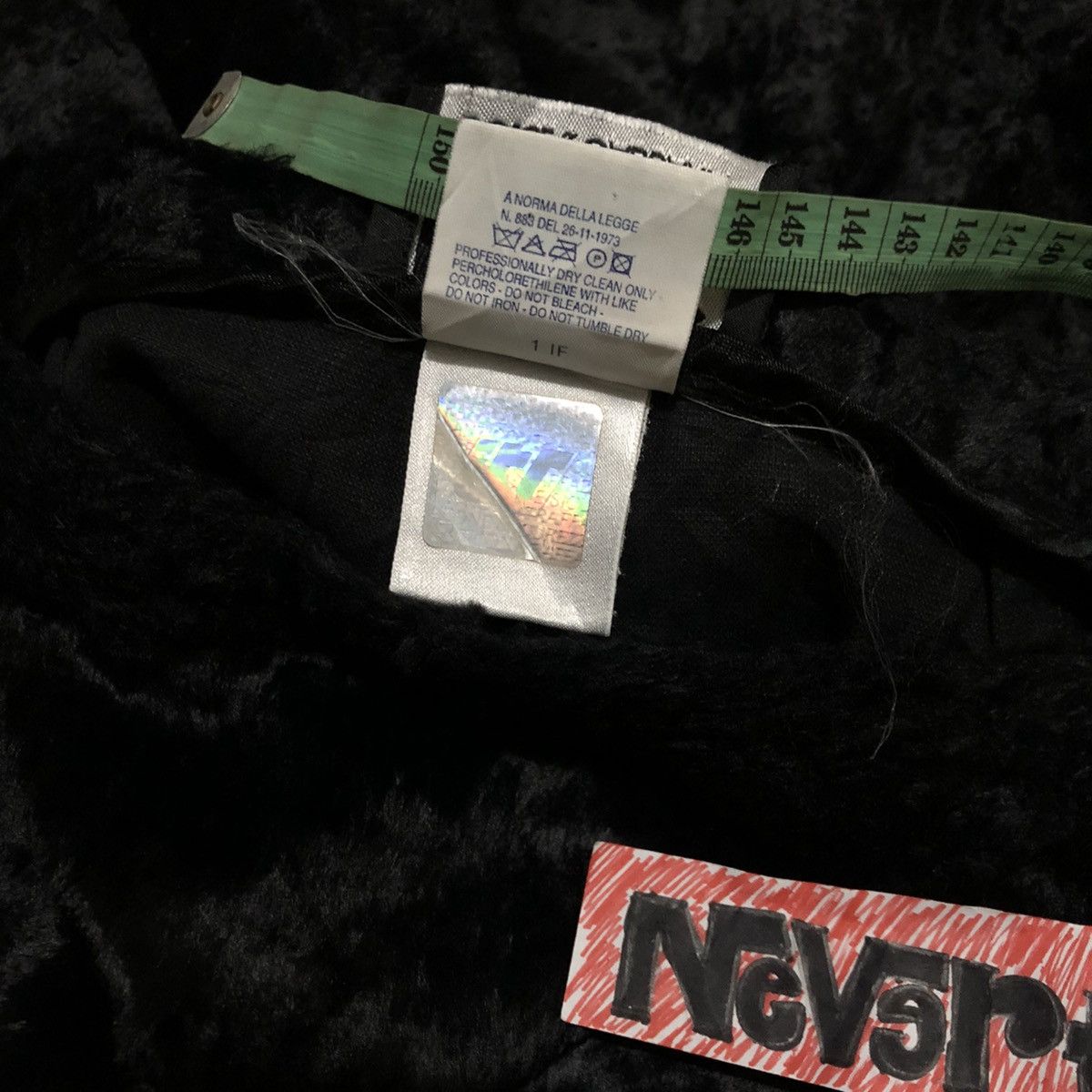 Dolce & Gabbana × Vintage Vintage Dolce & Gabbana Black Mohair Women Pants Size 28" / US 6 / IT 42 - 6 Thumbnail