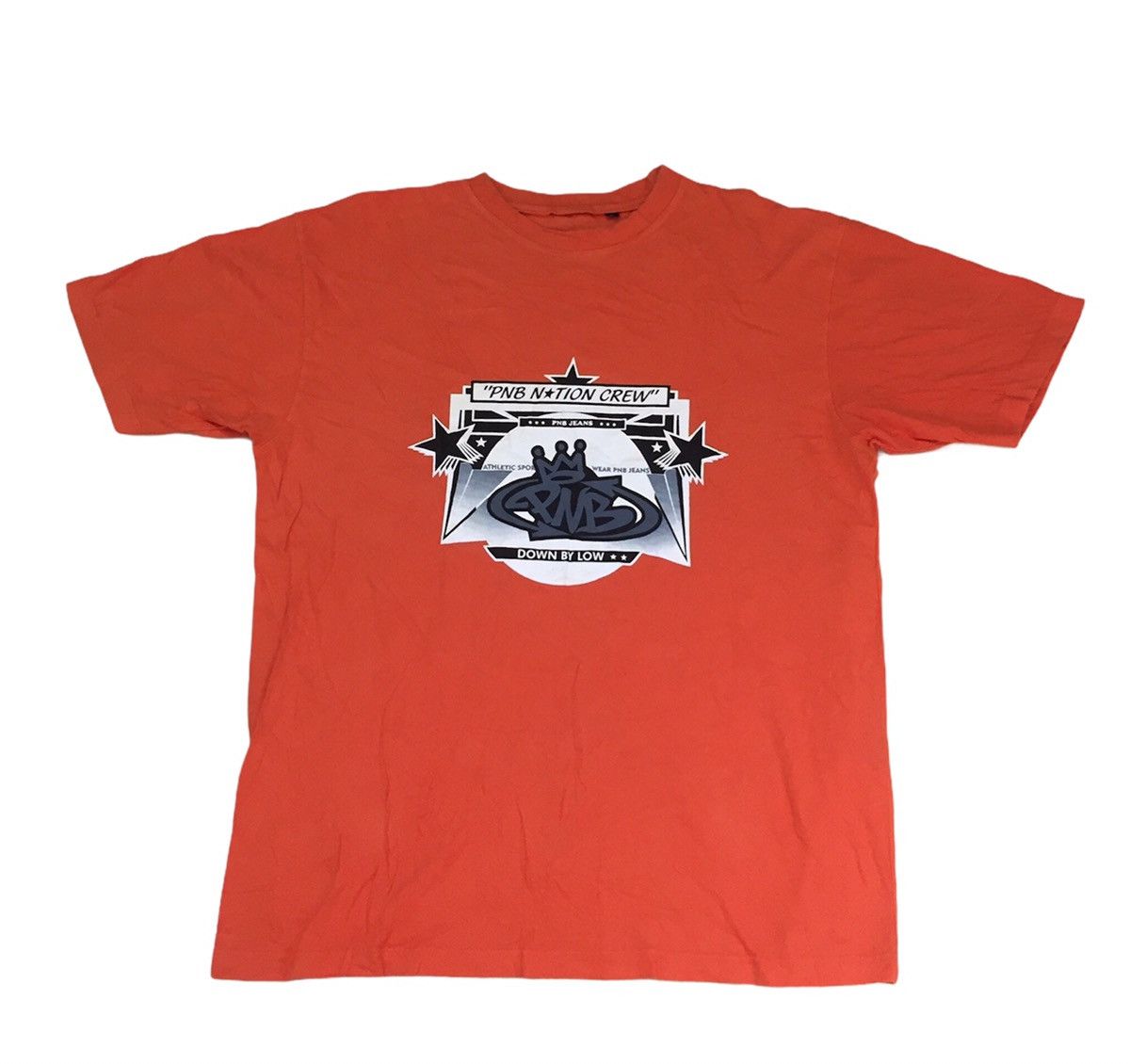 Dr. Dre × Rap Tees × Vintage Streetwear PNB Nation Crew Rap tees Down by low Shirt Size US L / EU 52-54 / 3 - 2 Thumbnail