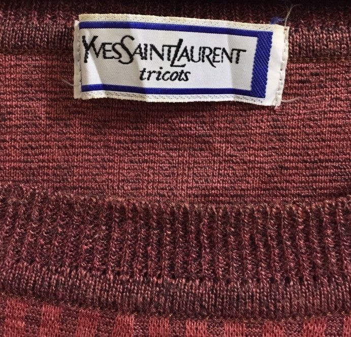 Designer × Vintage × Yves Saint Laurent Rare Yves Saint Laurent Designer vintage Shirt tricots Size US M / EU 48-50 / 2 - 5 Thumbnail