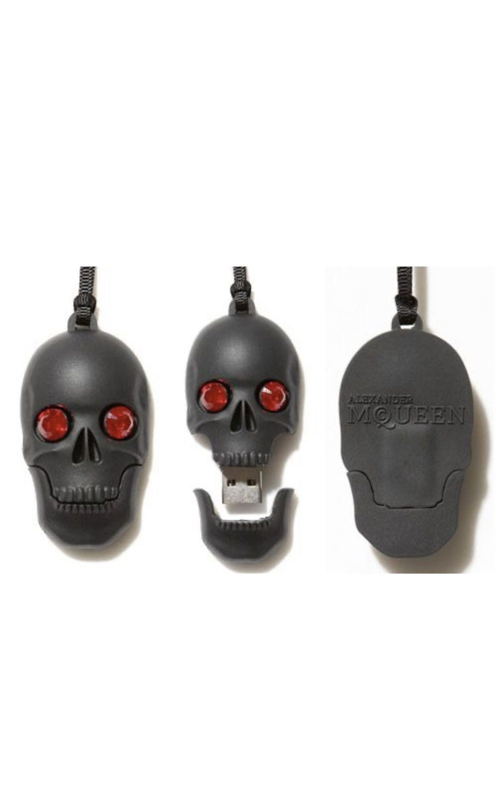 Alexander McQueen Alexander McQueen 2009 skull USB necklace Size ONE SIZE - 1 Thumbnail