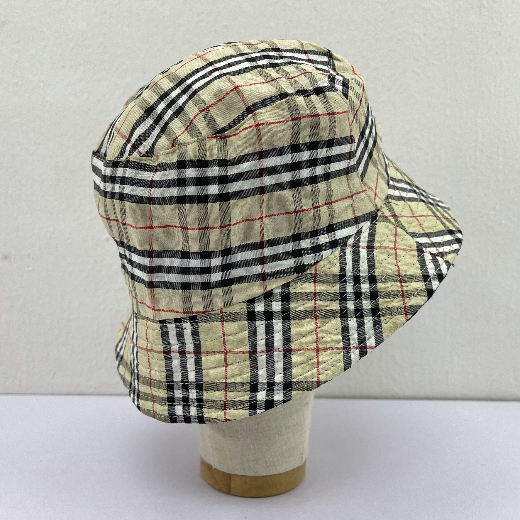 Other Unknown Checkered Reversible Nice Design Hats-BH3030 Size ONE SIZE - 4 Thumbnail