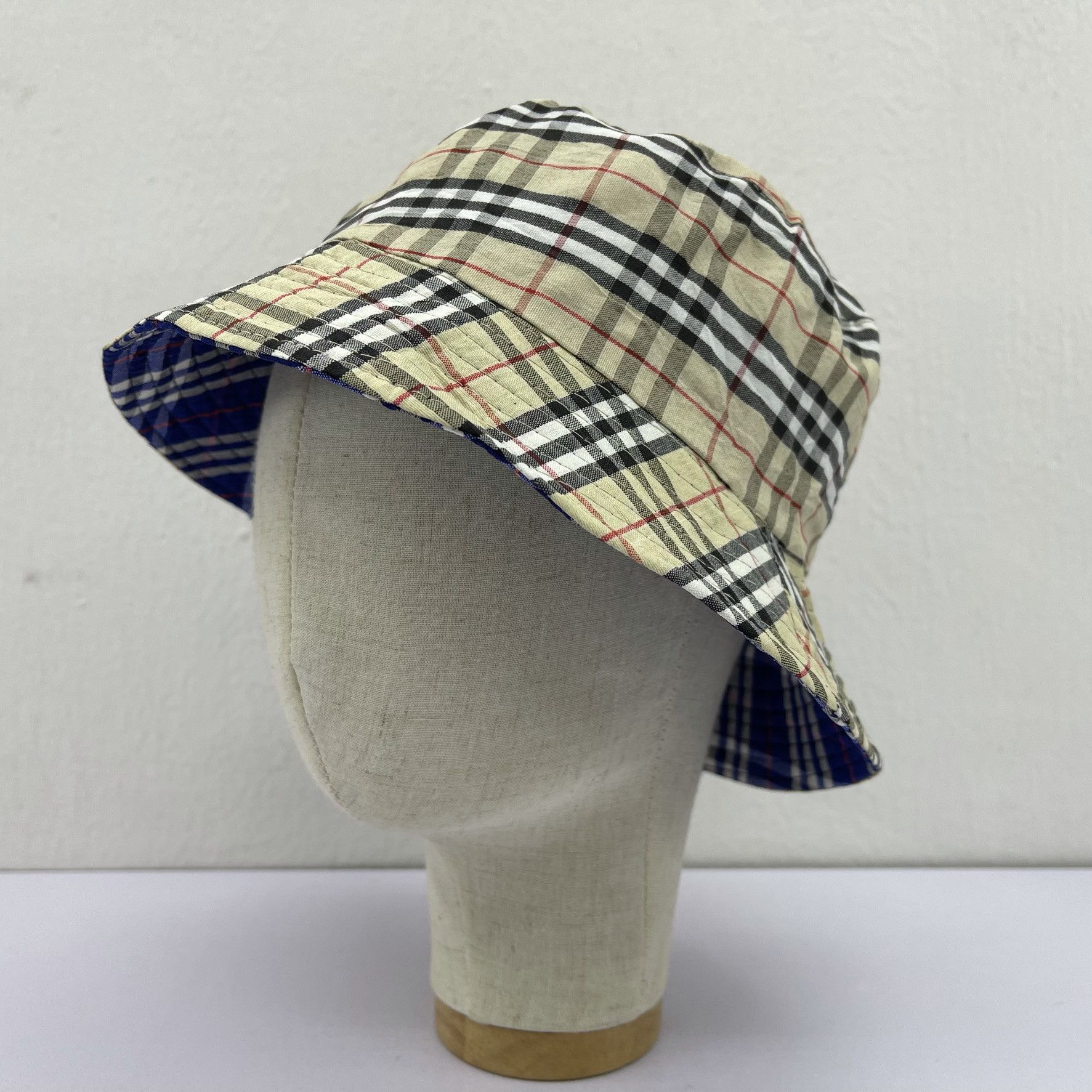 Other Unknown Checkered Reversible Nice Design Hats-BH3030 Size ONE SIZE - 3 Thumbnail