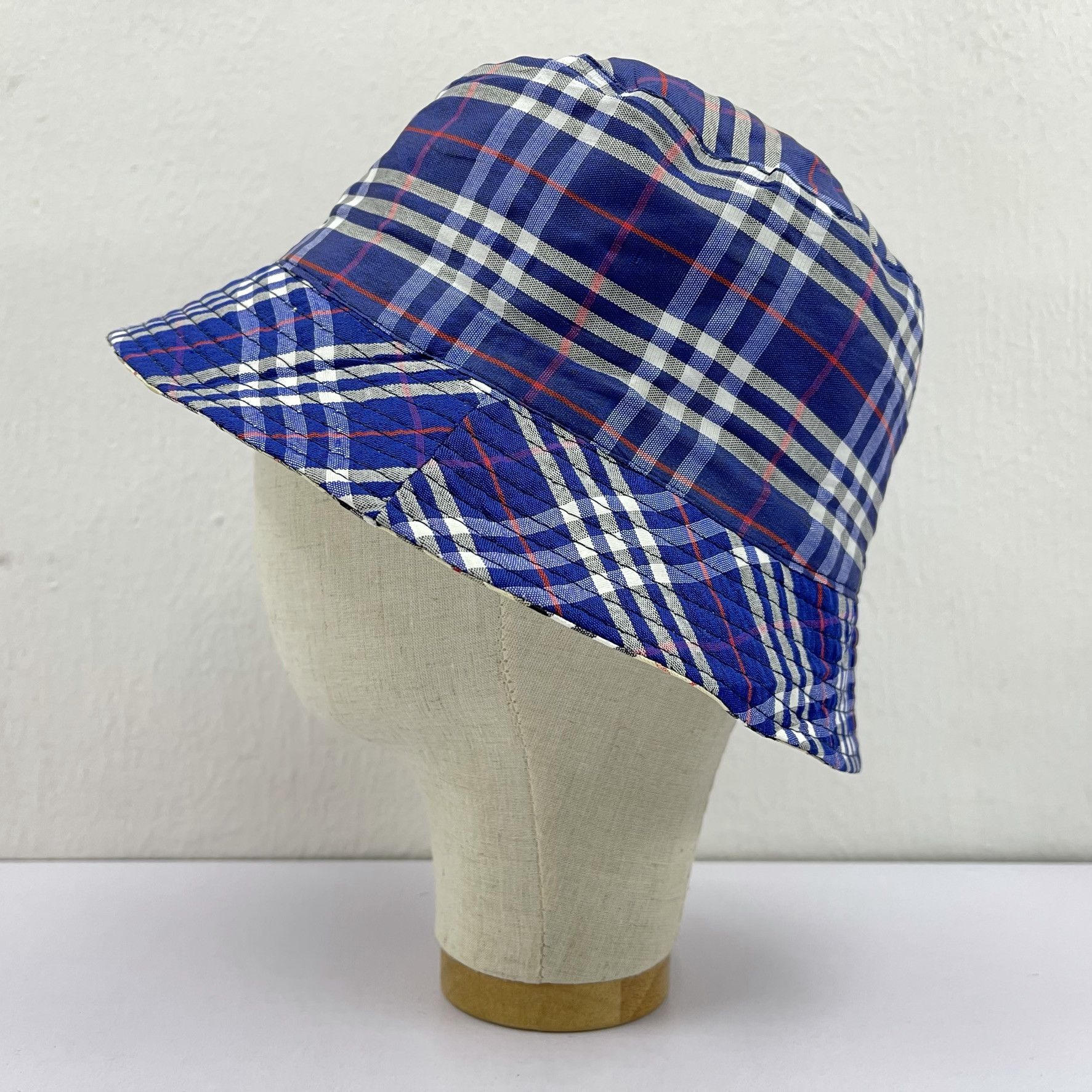 Other Unknown Checkered Reversible Nice Design Hats-BH3030 Size ONE SIZE - 2 Thumbnail