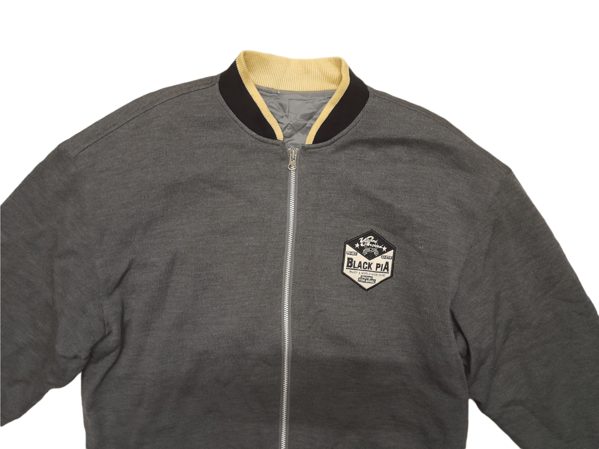 Japanese Brand Black Pia Racing Team Sweater Bombers (E188) Size US L / EU 52-54 / 3 - 5 Thumbnail