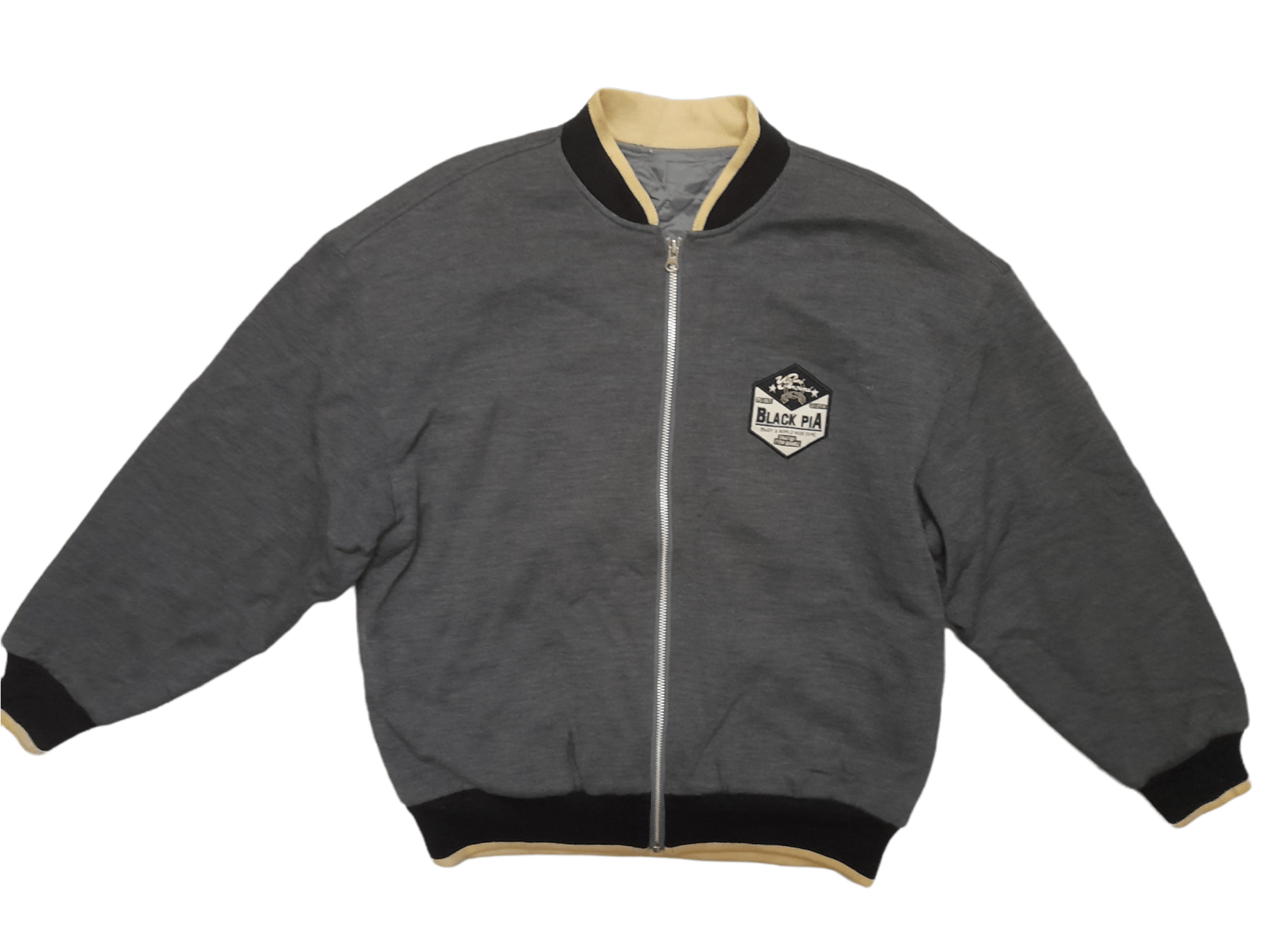 Japanese Brand Black Pia Racing Team Sweater Bombers (E188) Size US L / EU 52-54 / 3 - 4 Thumbnail