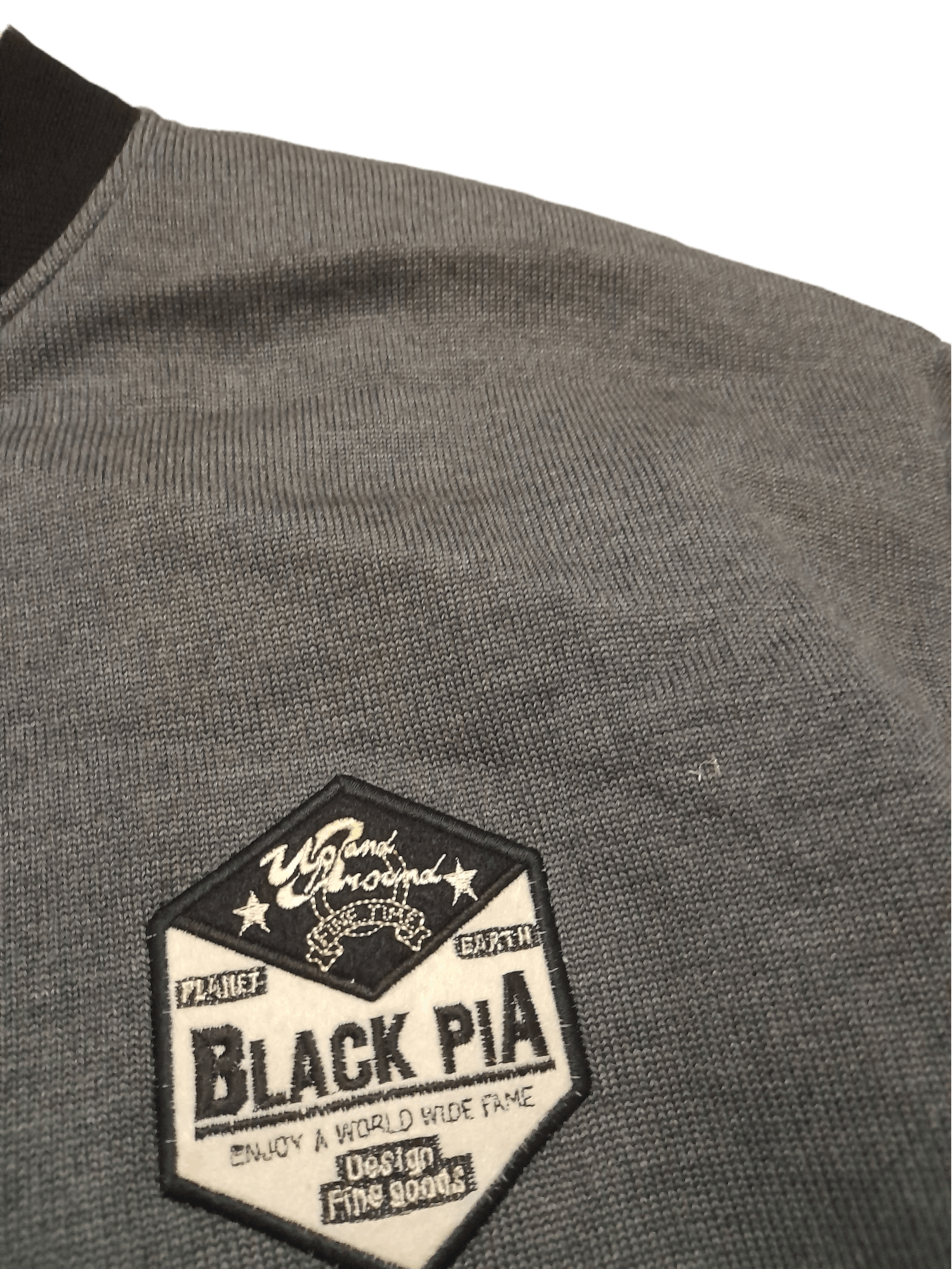 Japanese Brand Black Pia Racing Team Sweater Bombers (E188) Size US L / EU 52-54 / 3 - 7 Thumbnail