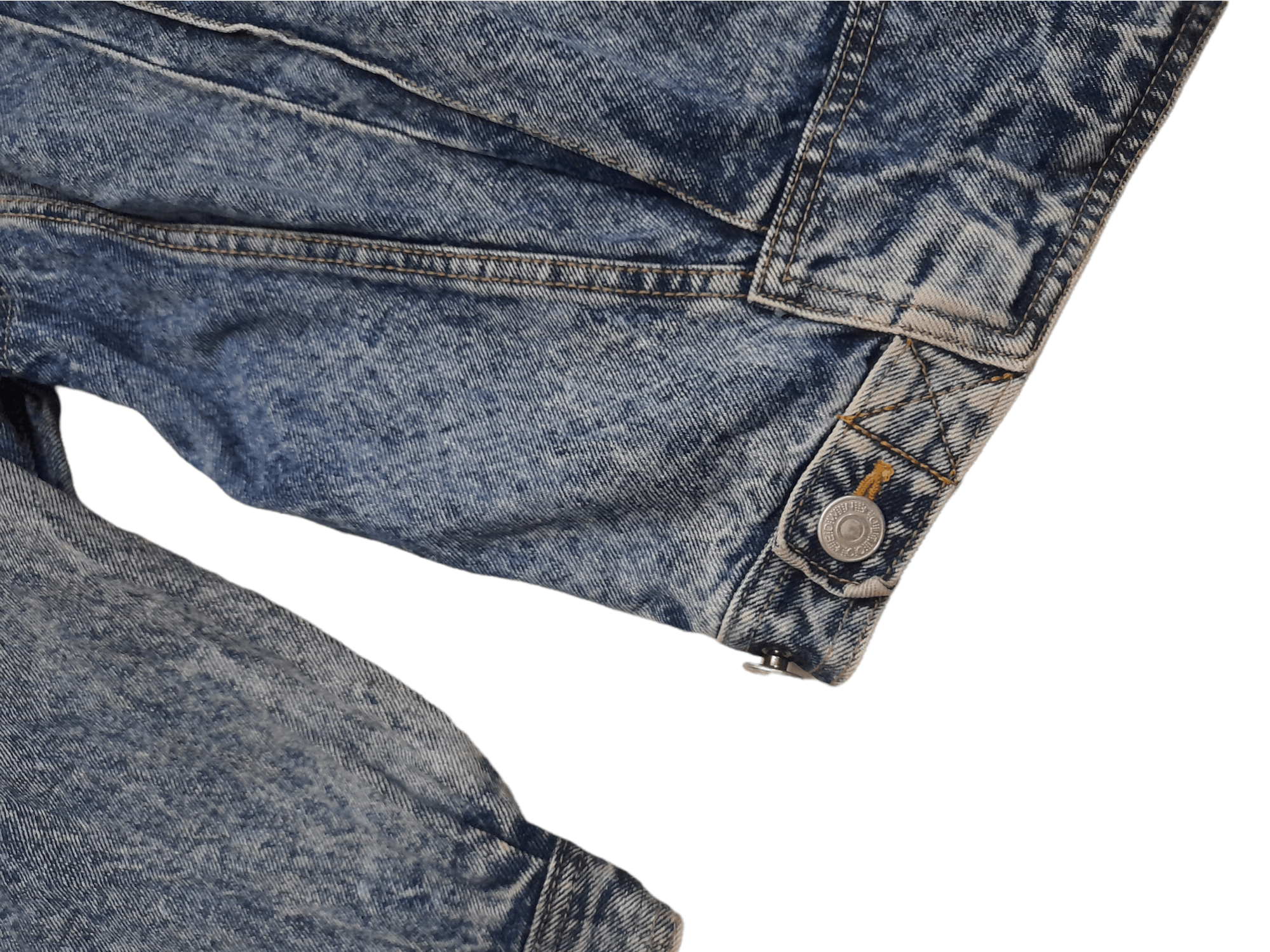 Edwin × Vintage 90s Edwin Riders Denim Jacket (E187) Size US L / EU 52-54 / 3 - 9 Thumbnail