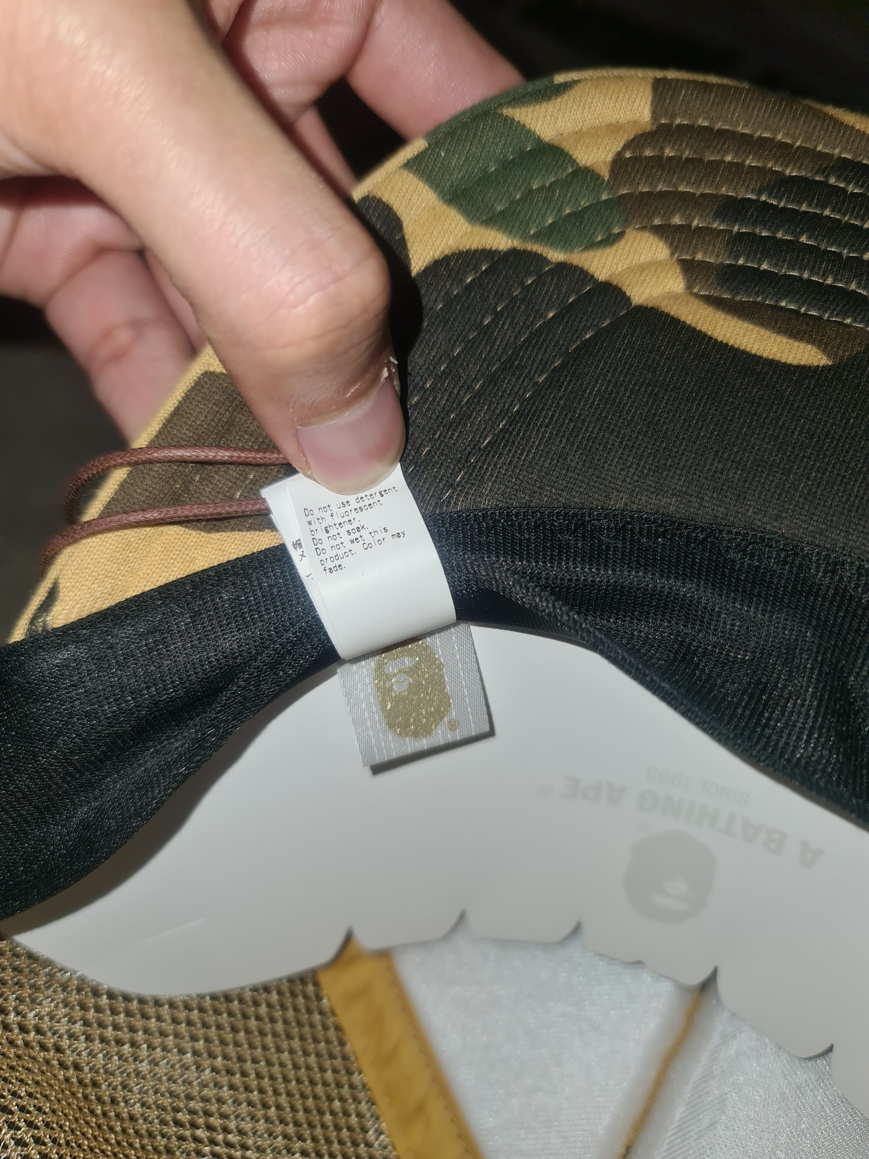 Bape × Stussy Bape x Stussy Camo Trucker Cap Size ONE SIZE - 4 Thumbnail