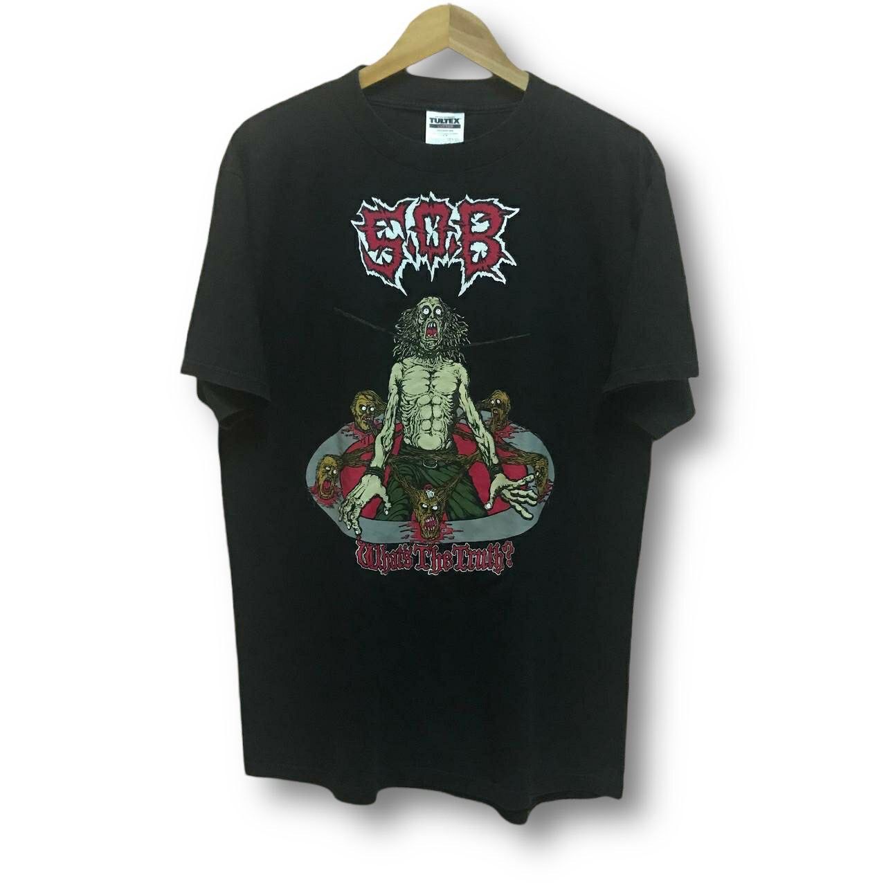 Vintage 90s Sabotage Organized Barbarian S.O.B. T Shirt