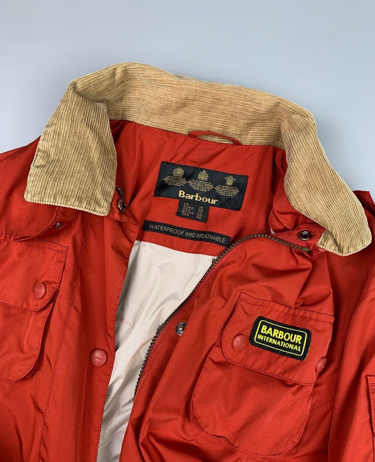 Barbour Women's BARBOUR Featherweight International Jacket Size UK16 Size XL / US 12-14 / IT 48-50 - 7 Thumbnail