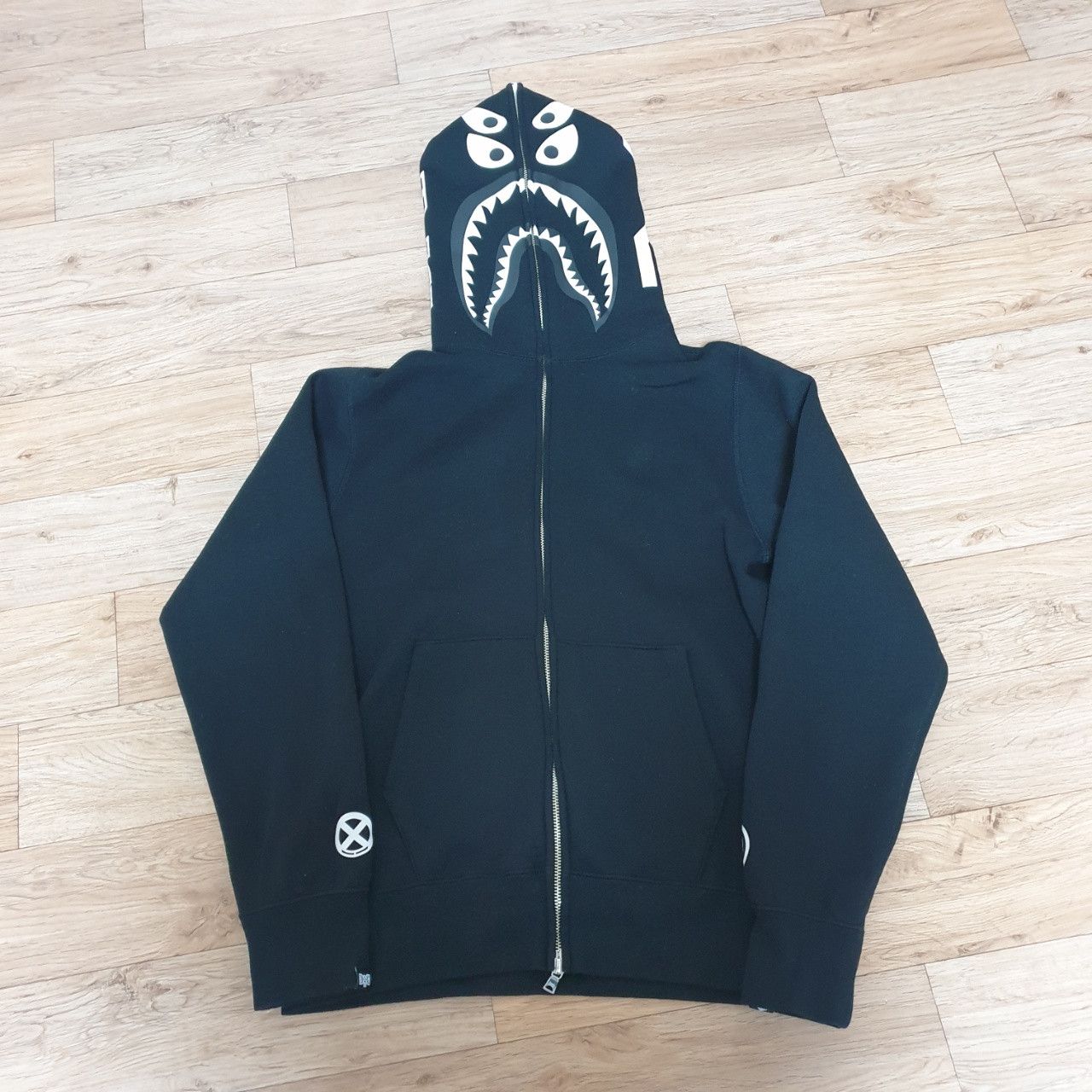 Bape BAPE x BOUNTY HUNTER Shark Full Zip Hoodie | Grailed