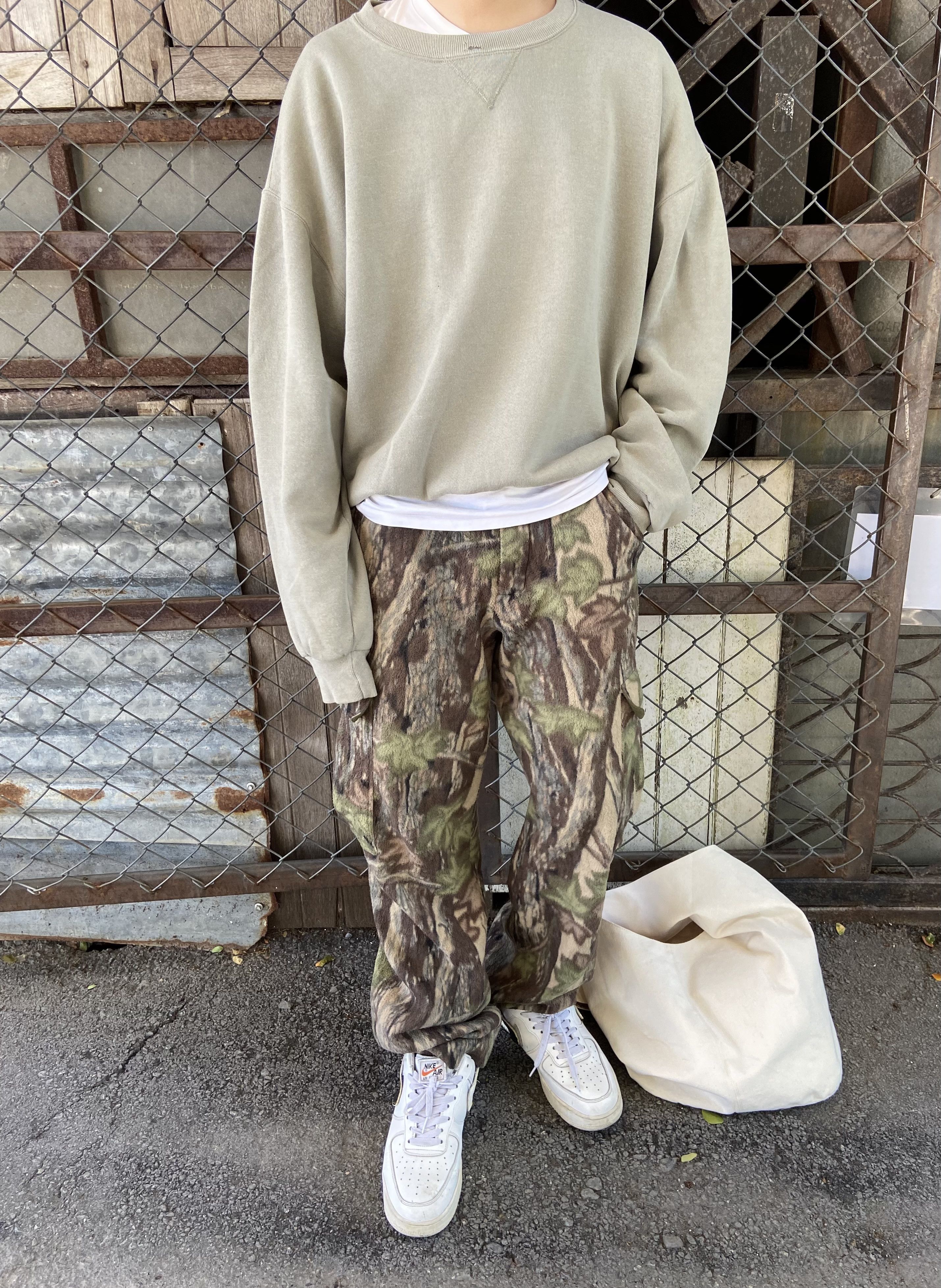 Vintage 🍂 Vintage Real Tree Fleece Cargo Pants Size US 32 / EU 48 - 9 Thumbnail