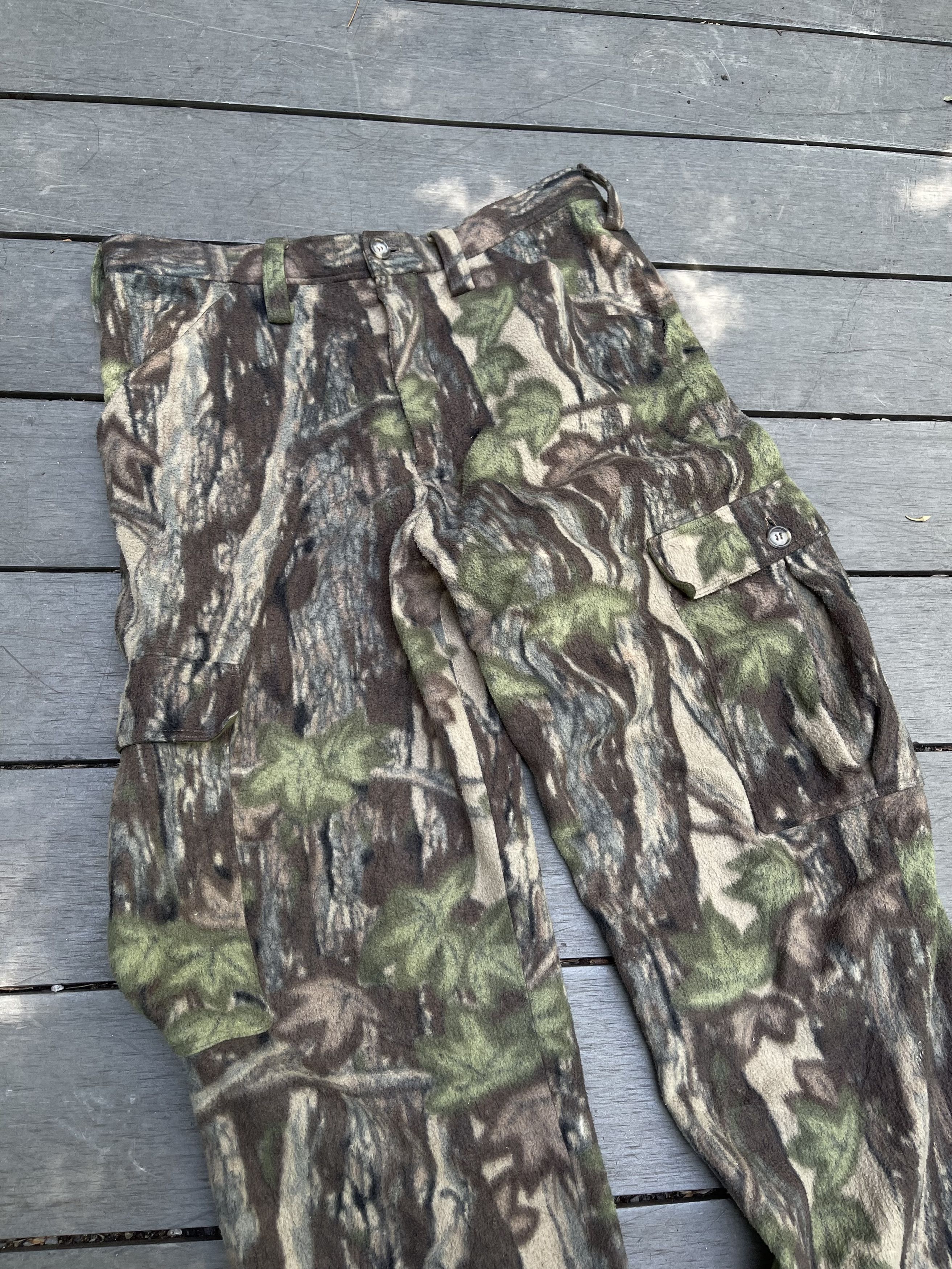 Vintage 🍂 Vintage Real Tree Fleece Cargo Pants Size US 32 / EU 48 - 7 Thumbnail