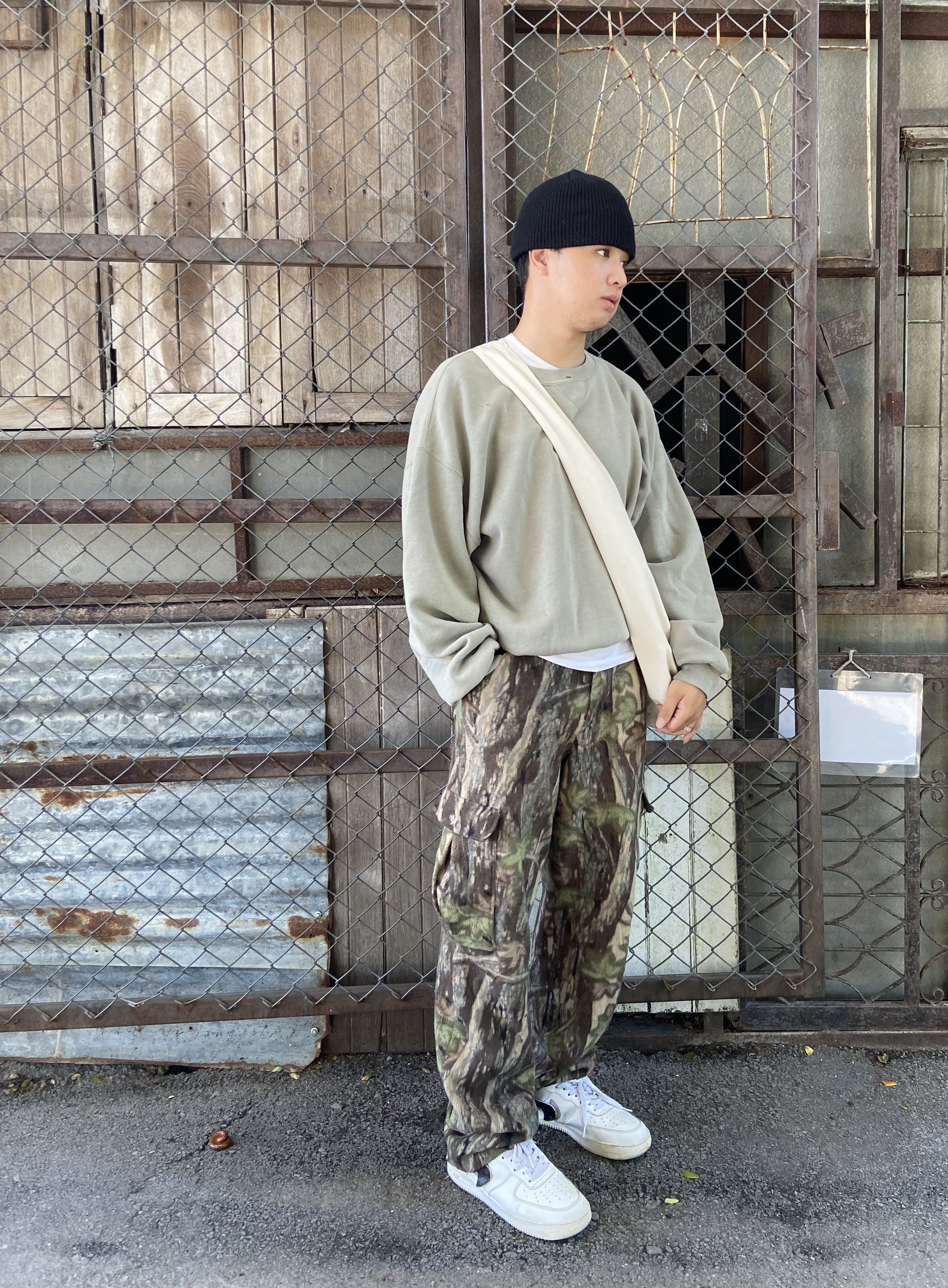Vintage 🍂 Vintage Real Tree Fleece Cargo Pants Size US 32 / EU 48 - 3 Thumbnail