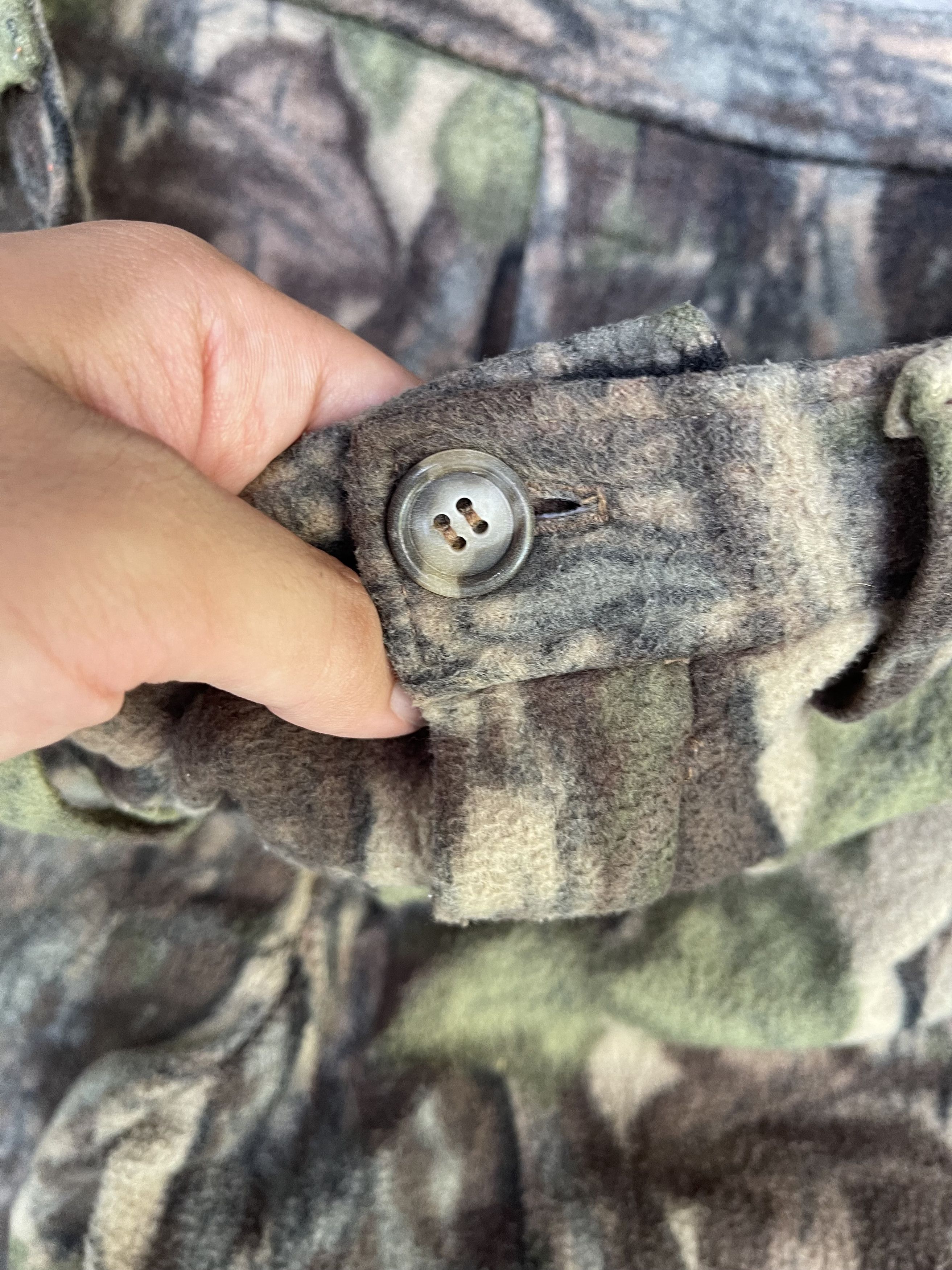 Vintage 🍂 Vintage Real Tree Fleece Cargo Pants Size US 32 / EU 48 - 15 Thumbnail