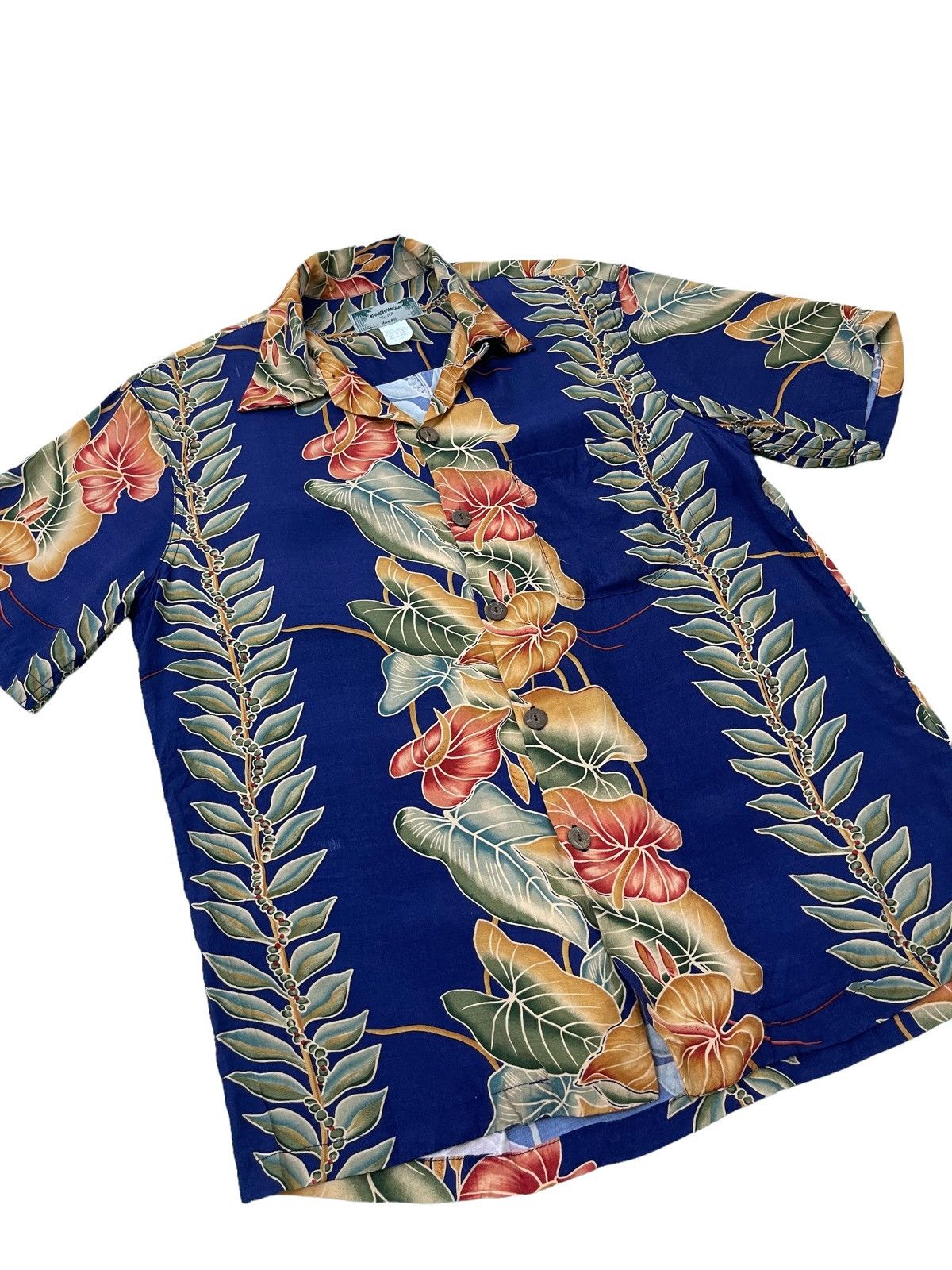 Other Vtg 80s Kamehameha Hawaiian Rayon Cam Shirt Florals 3🟩5 Size US M / EU 48-50 / 2 - 1 Thumbnail